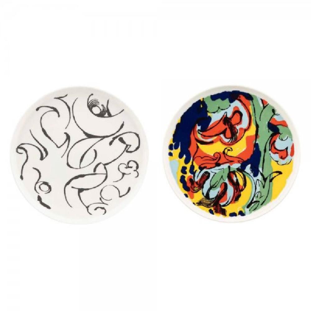 Marimekko Speiseteller Тарелки Vildstjälk & Kraftmo (25 cm) (2-teilig)