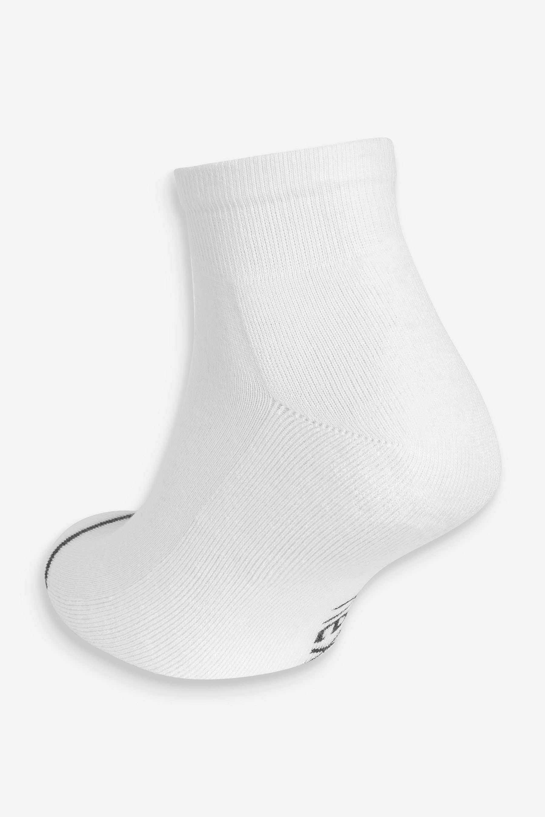 5er-Pack gepolsterter (5-Paar) White Sneakersocken mit Sneakersocken Sohle Next