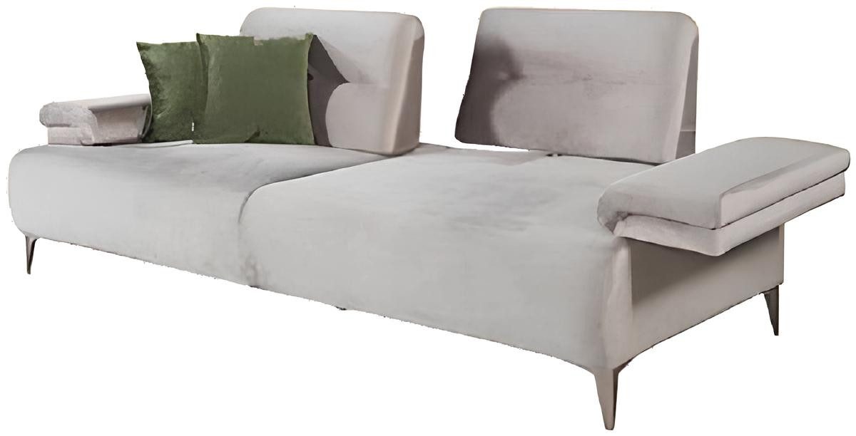 Xlmoebel 3-Sitzer Helles Beige Sofa Designer 3-Sitzer WZ Edle Couch Moderne, 1 Teile, Hergestellt in Europa