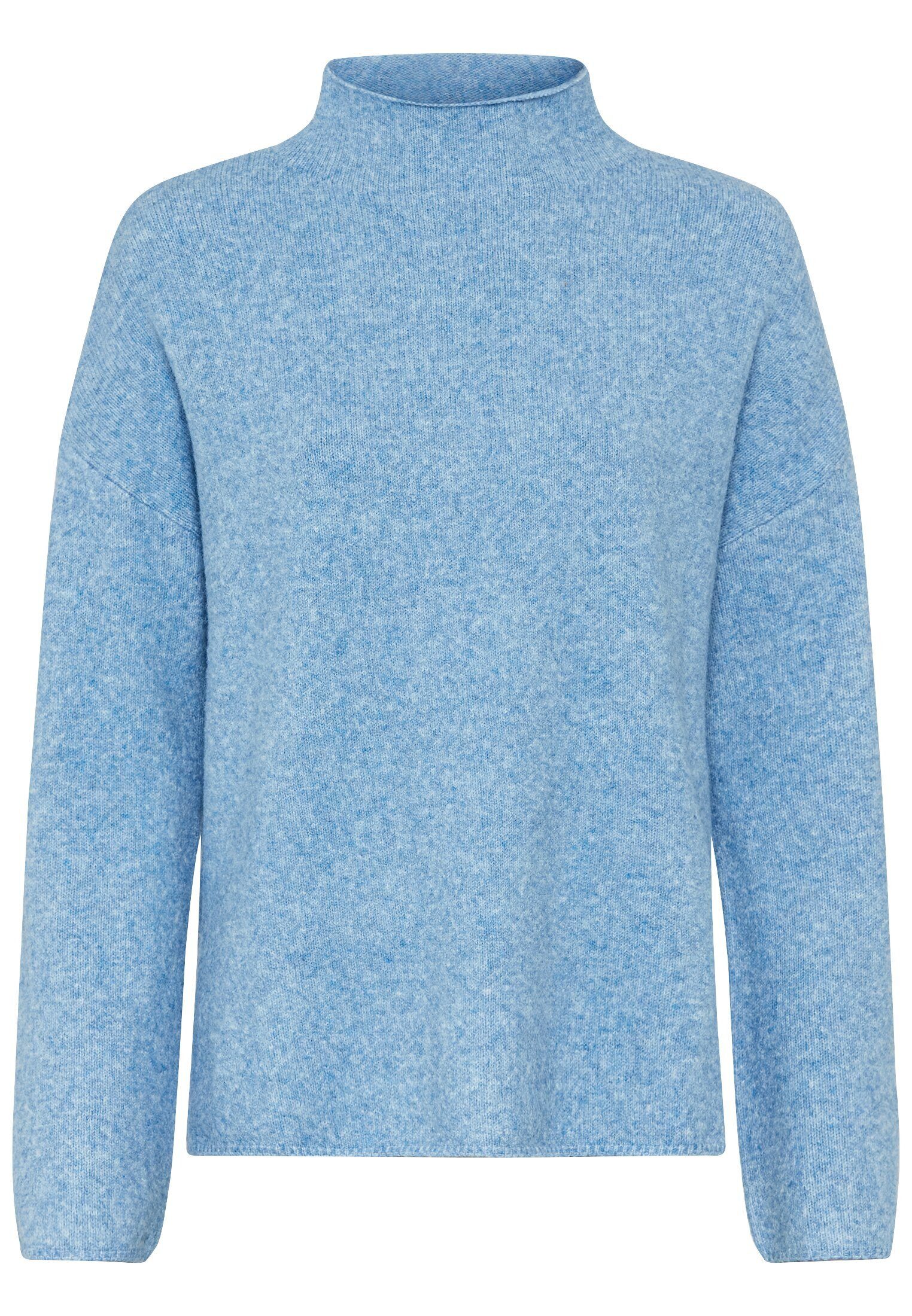 Rollkragenpullover aus einem Wollmix