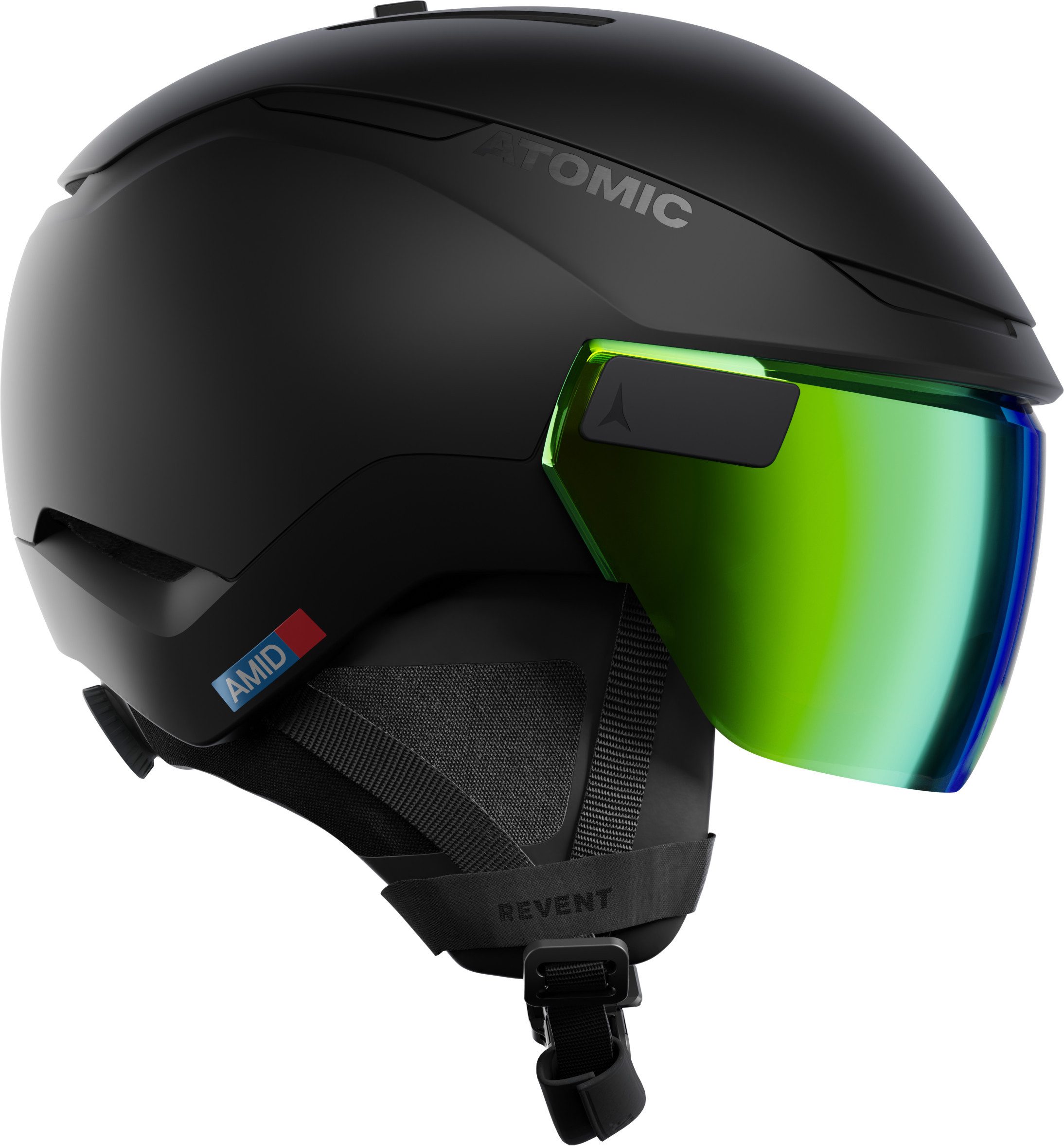 Atomic Skihelm REVENT GT AMID VISOR HD Black/ Black/