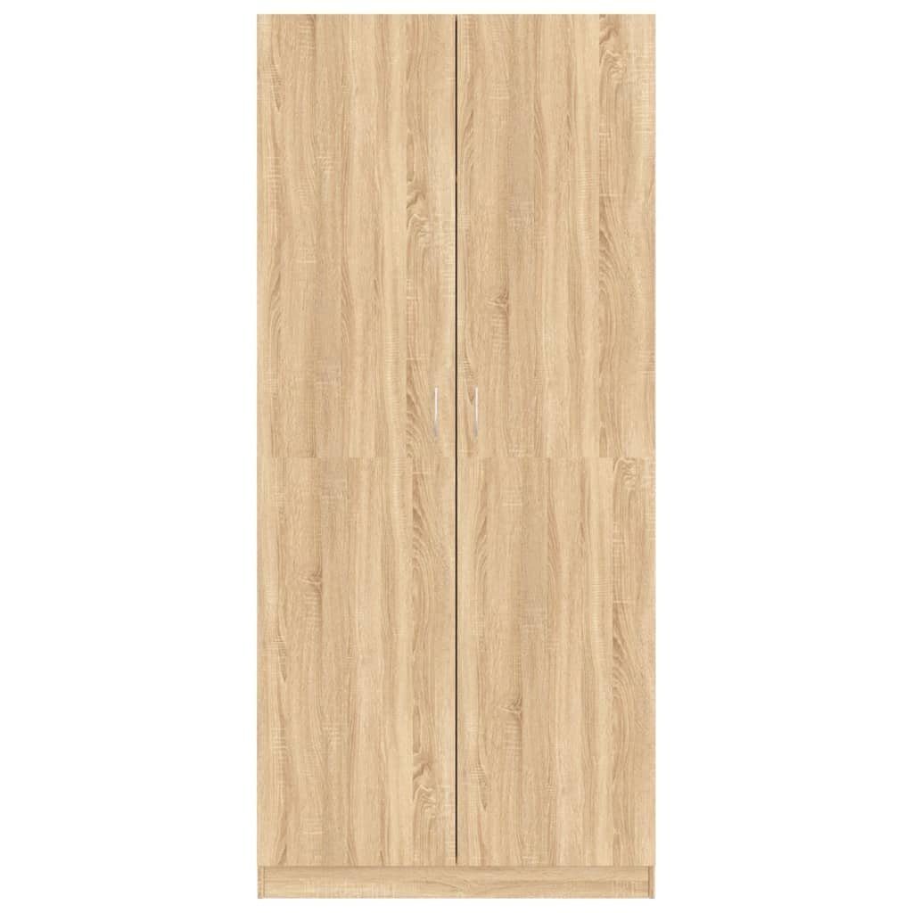 Kleiderschrank Holzwerkstoff furnicato cm Sonoma-Eiche 90x52x200