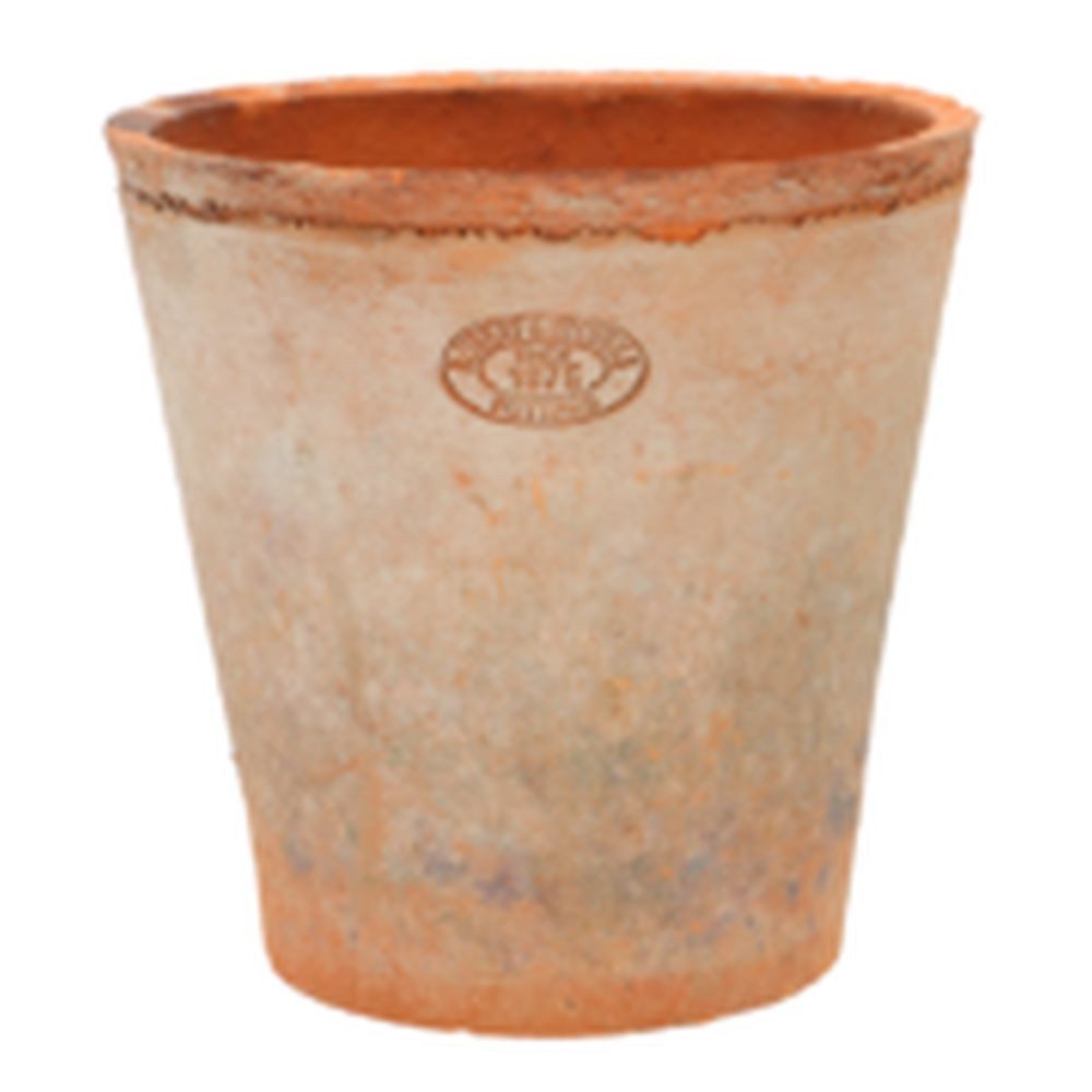 Rivanto Blumentopf, Aged Terracotta Blumentopf rund, günstig online kaufen