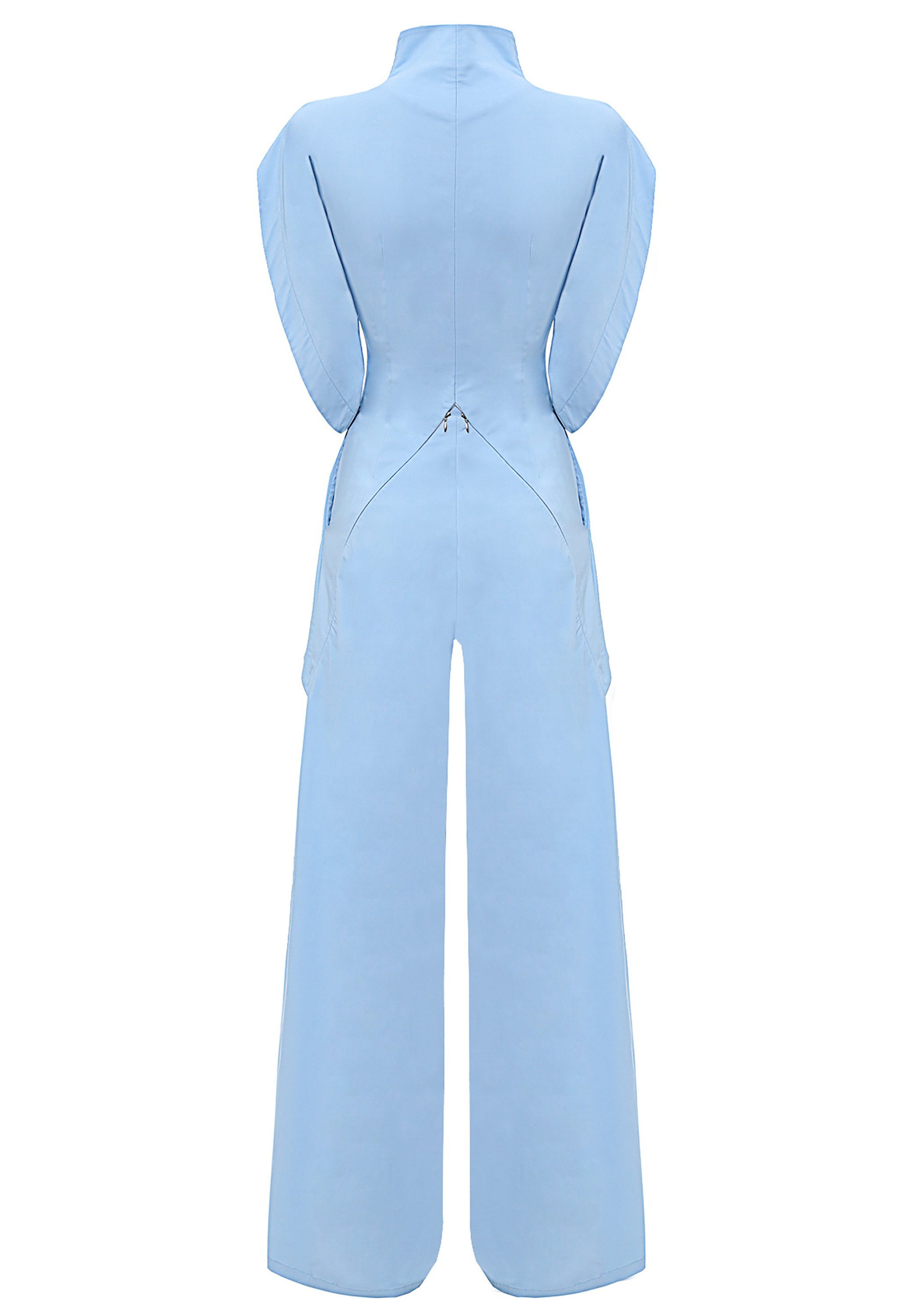 japanischen BRIGHT Jumpsuit Monosuit Style im BLUE-BLUE LEA