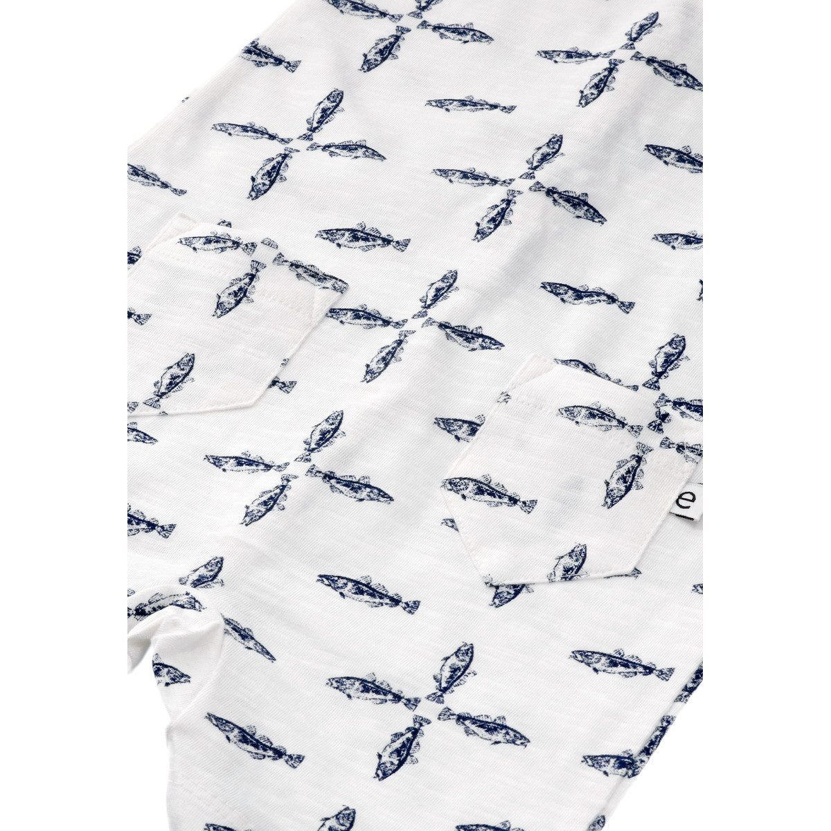 ebbe kids Spieler Sea Unisex Kinder Sommerstrampler, Einteiler, Babyanzug, Kurzarm-Strampler, Overall