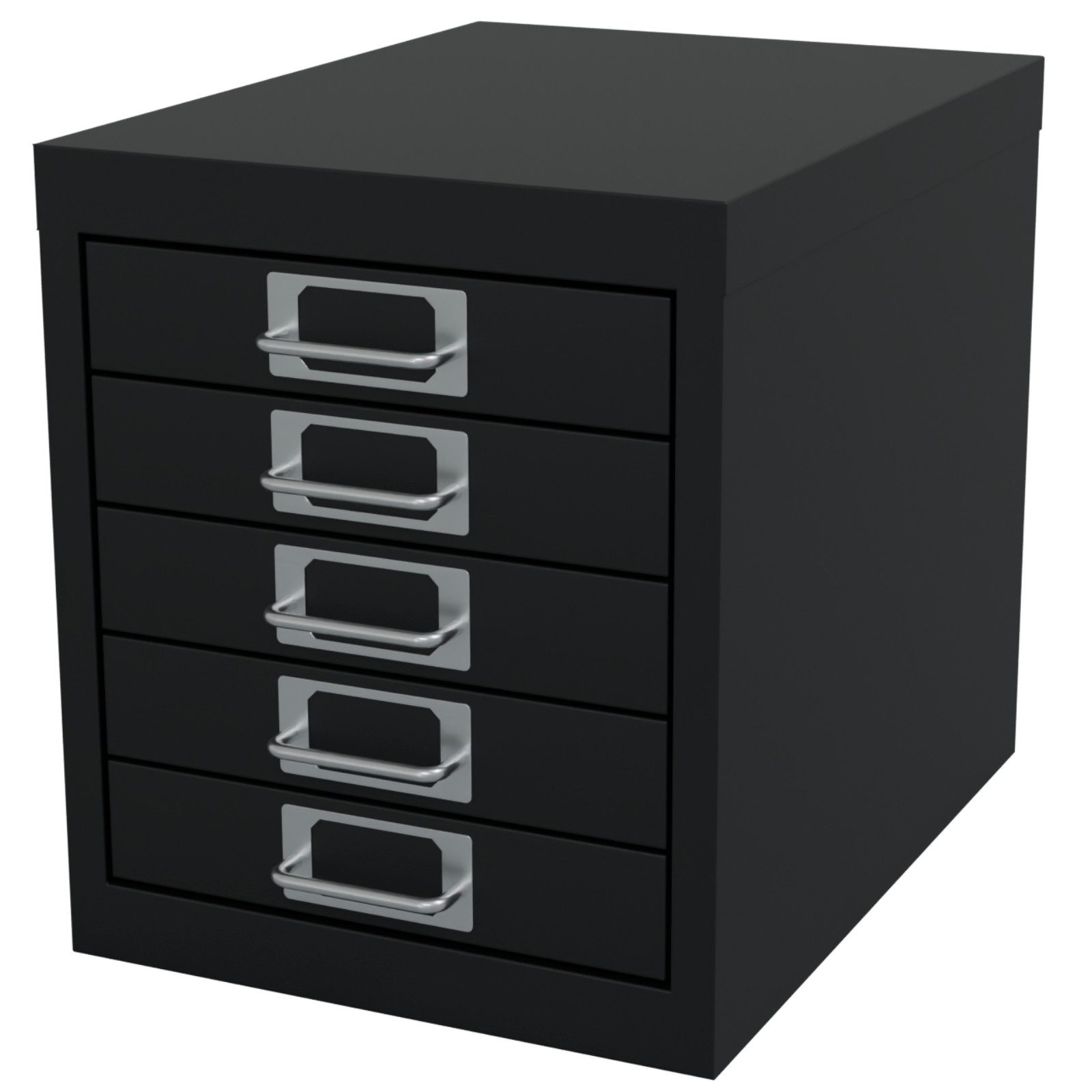 HAGO Ablageregal Aktenschrank Schwarz Schubladenschrank 5 Schubladen Stahls günstig online kaufen