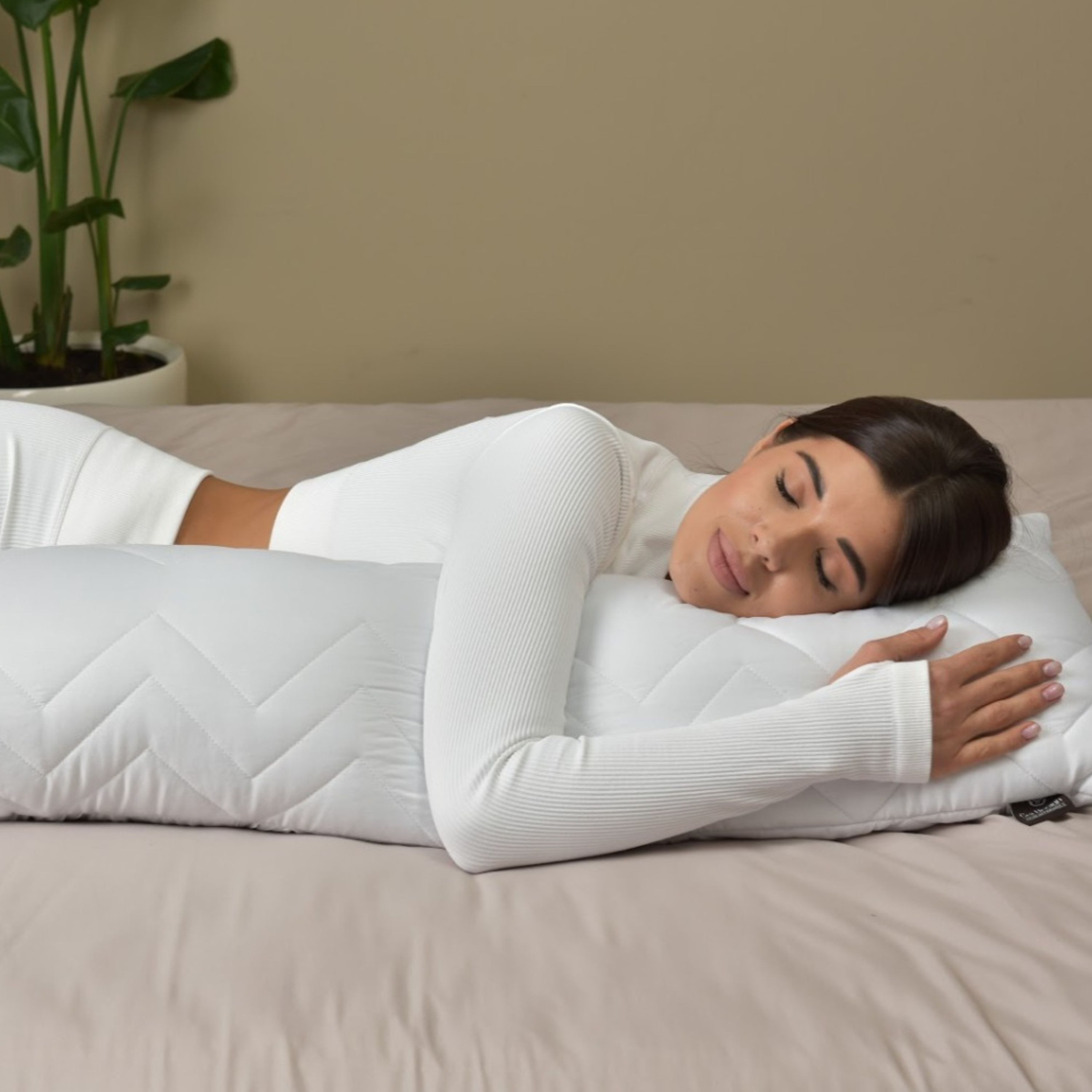 SEI Design Seitenschläferkissen 40x130 cm WELLE - in natürlicher S-Form, 1 günstig online kaufen