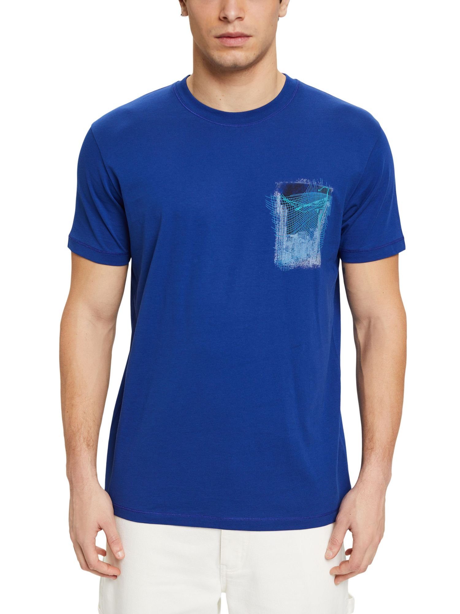 edc by Esprit T-Shirt aus nachhaltiger INK Baumwolle (1-tlg) Print-T-Shirt
