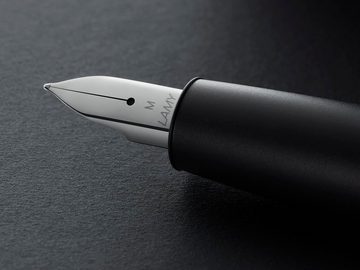 LAMY Füllfederhalter aion [077], Aluminium gebürstet, Polierte Stahlfeder, Federbreite M