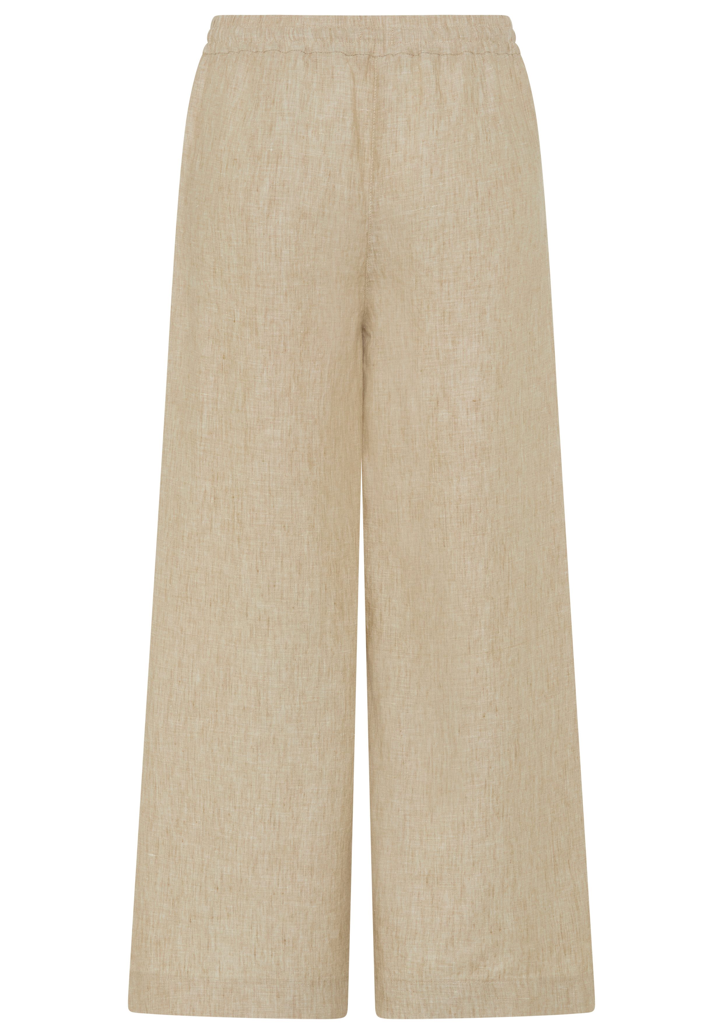 MAC Leinenhose gestreift mit Kordelzug