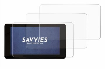 Savvies Schutzfolie für Raspberry Pi Touchscreen 7", Displayschutzfolie, 6 Stück, Folie klar
