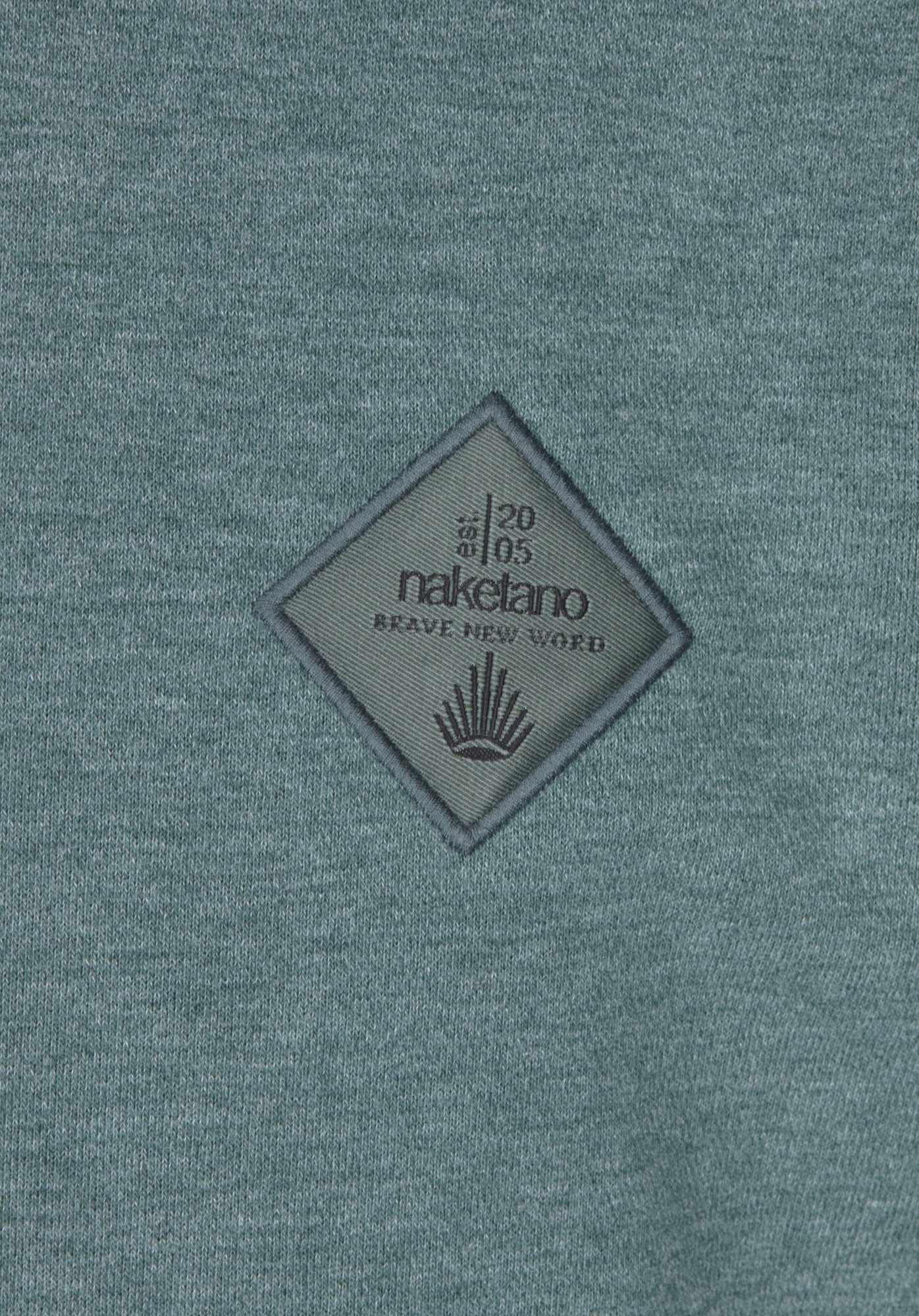 naketano Hoodie Kapuzenpullover Herren Baumwolle, weich, Kapuze, Kängurutasche (Spar-Set, Rainerius 20) Hoodie, weiche Sweatware, Rippbündchen, Streetwear, Loungewear