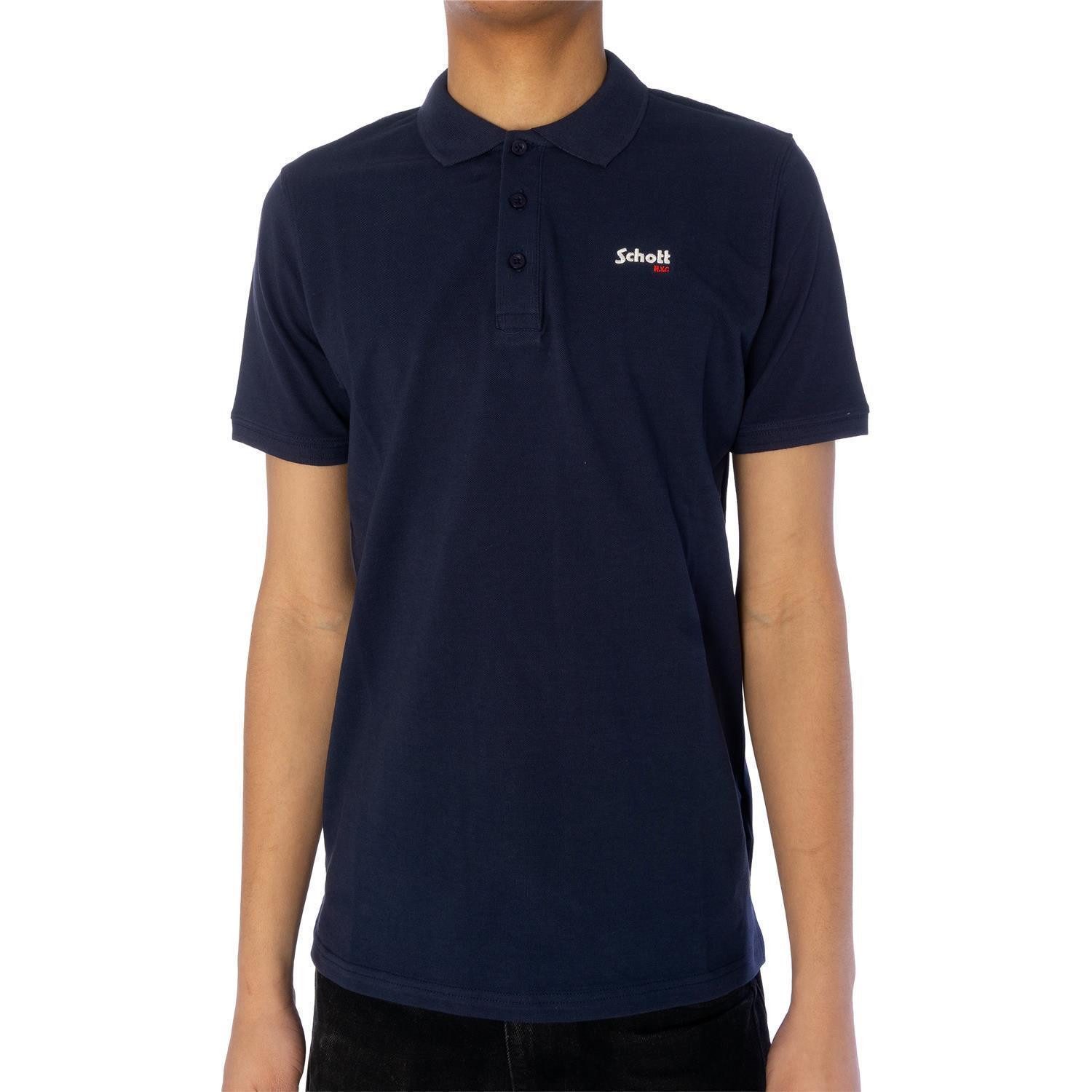 Schott NYC Poloshirt Poloshirt Schott Pscasual