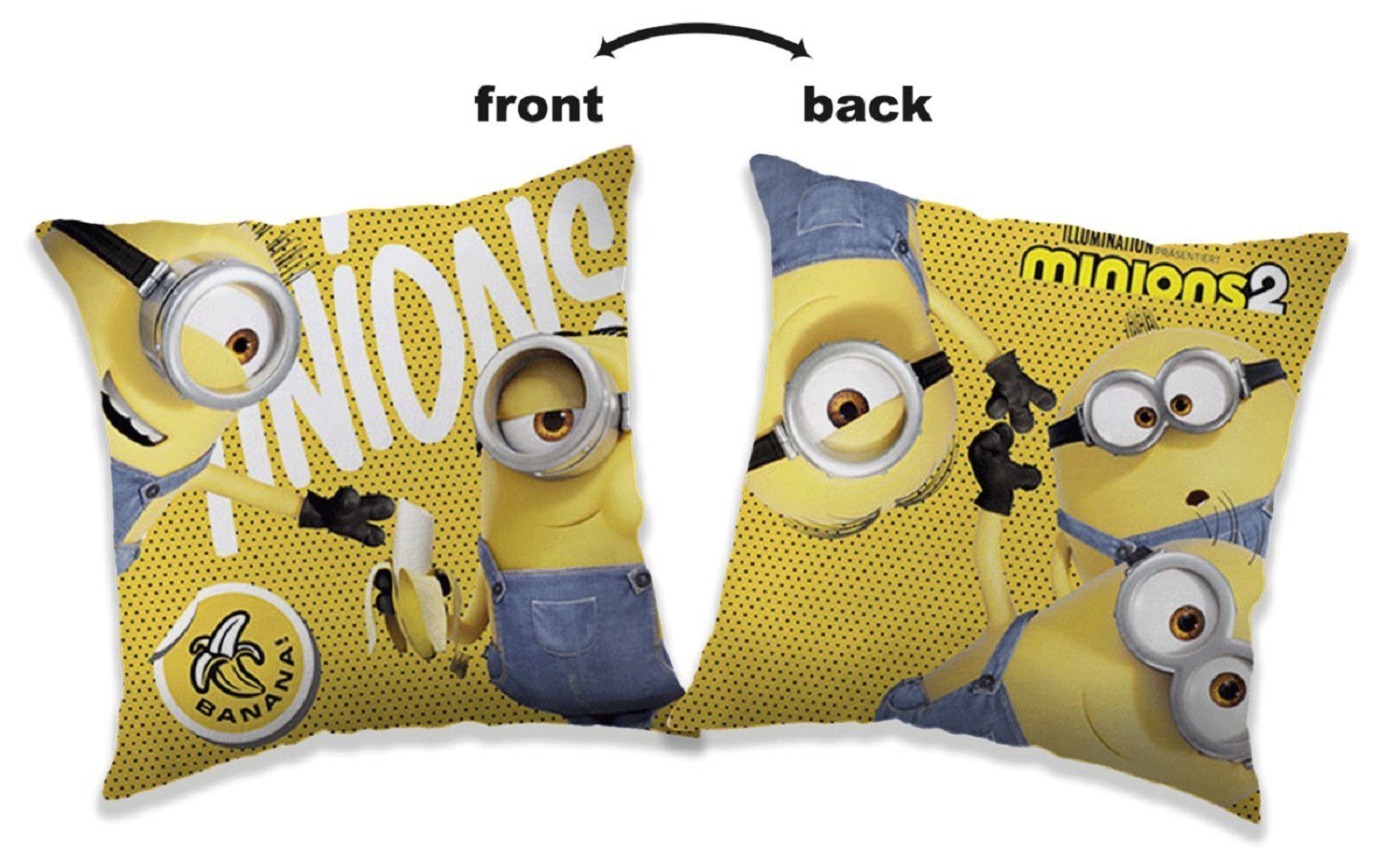 Jerry Fabrics Dekokissen Minions Подушки Kuschelkissen Dekokissen 40 x 40 cm