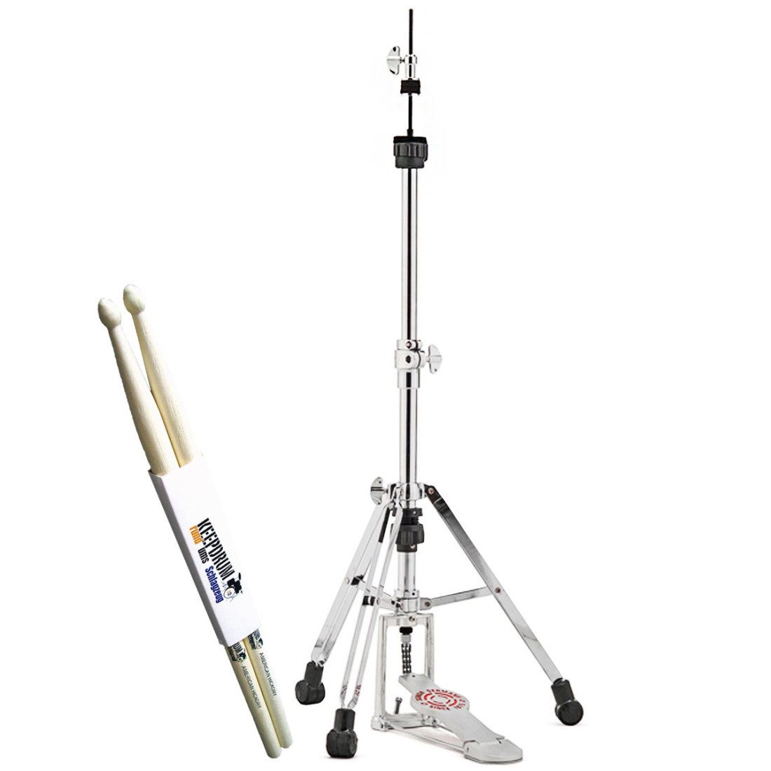 Schlagzeug Sonor HiHat Ständer HH 4000 mit Schlagzeugstöcken