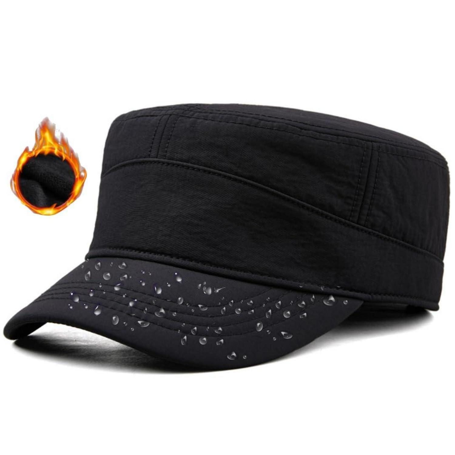 LuxusKollektion Army Cap Herren Army Cap wasserdicht schwarz (1-St)