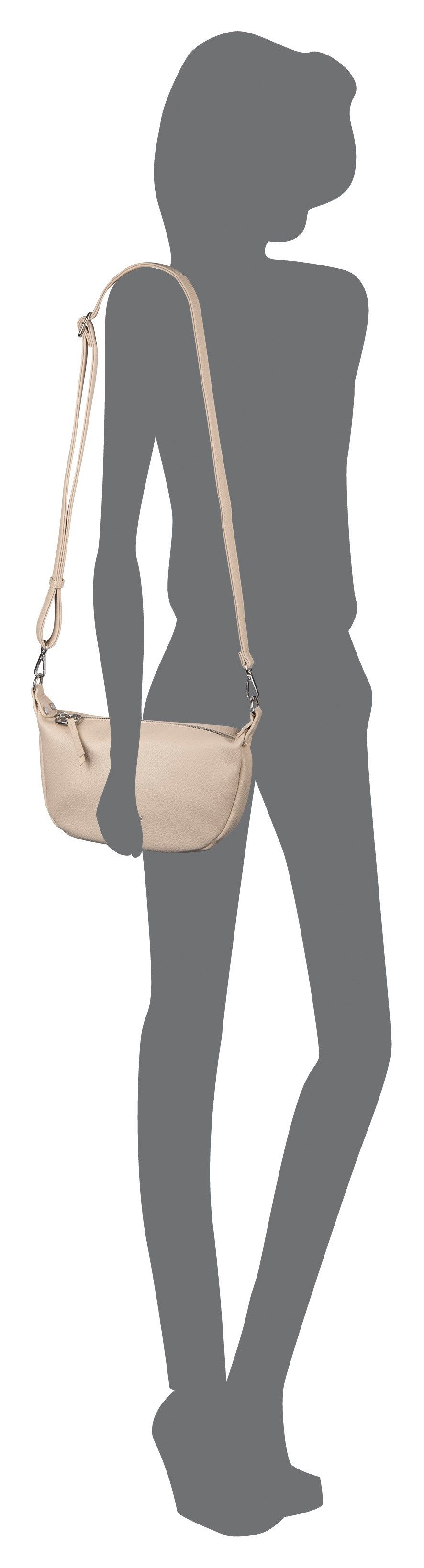 Bruno Banani Schultertasche Amalfi, abnehmbarer Schulterriemen Handtasche Damen in modischer Form