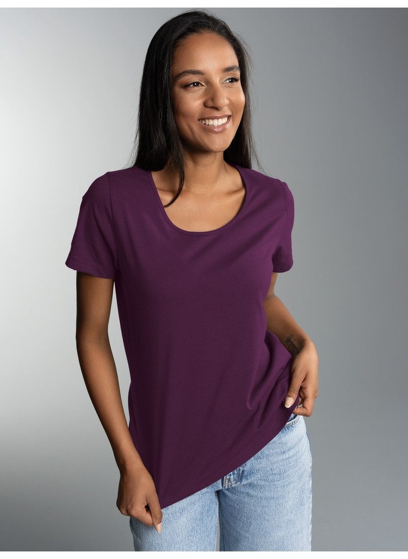 T-Shirt TRIGEMA Damen T Shirt aus Biobaumwolle
