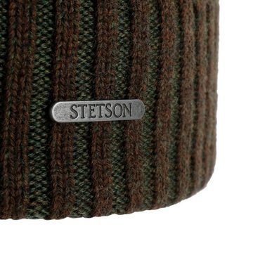 Stetson Beanie (1-St) Strickmütze mit Umschlag, Made in Italy