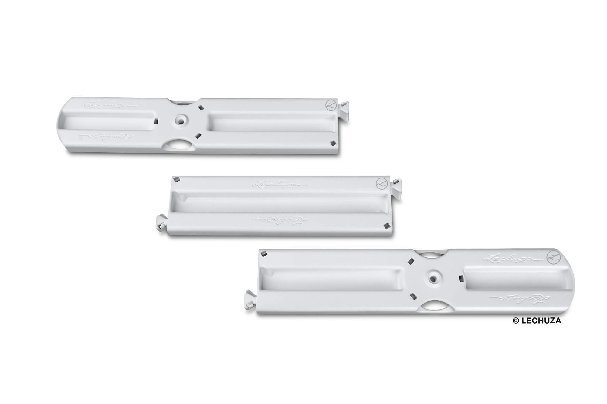 Lechuza® Blumenkastenhalter Balkonkastenhalter-Ergänzung 50 & 80 - weiß