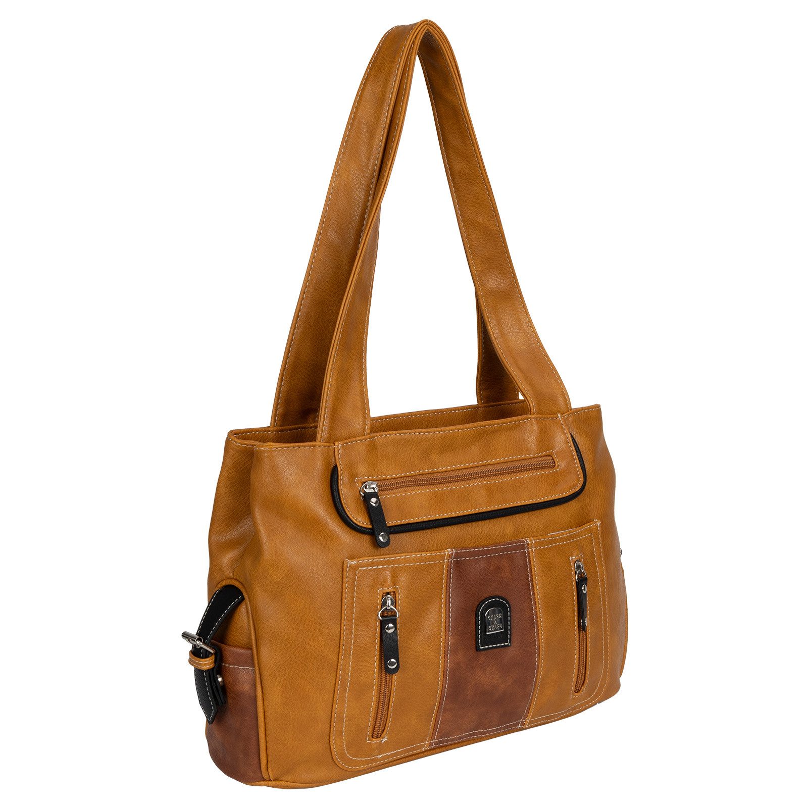 Umhängetasche Damen Tasche Schultertasche Umhängetasche Leder Optik Handtasche