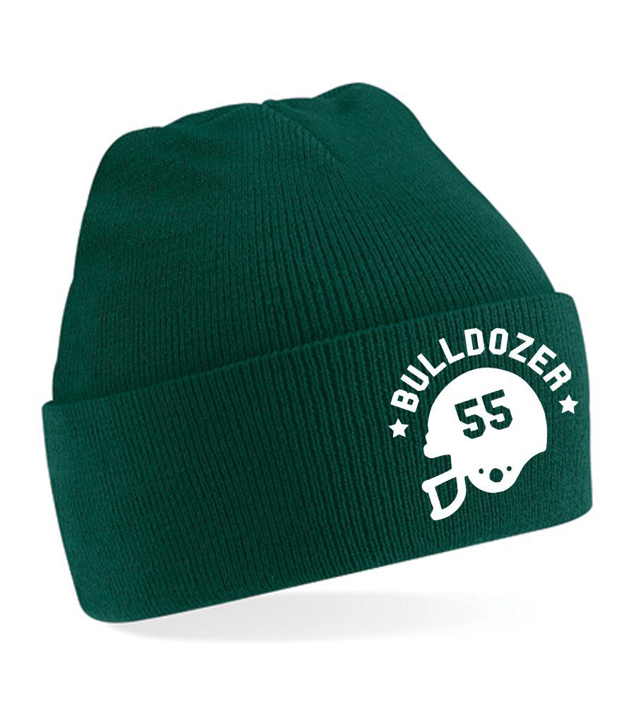 Blondie & Brownie Beanie Unisex Erwachsen Mütze Bulldozer Bud Spencer Flaschengrün