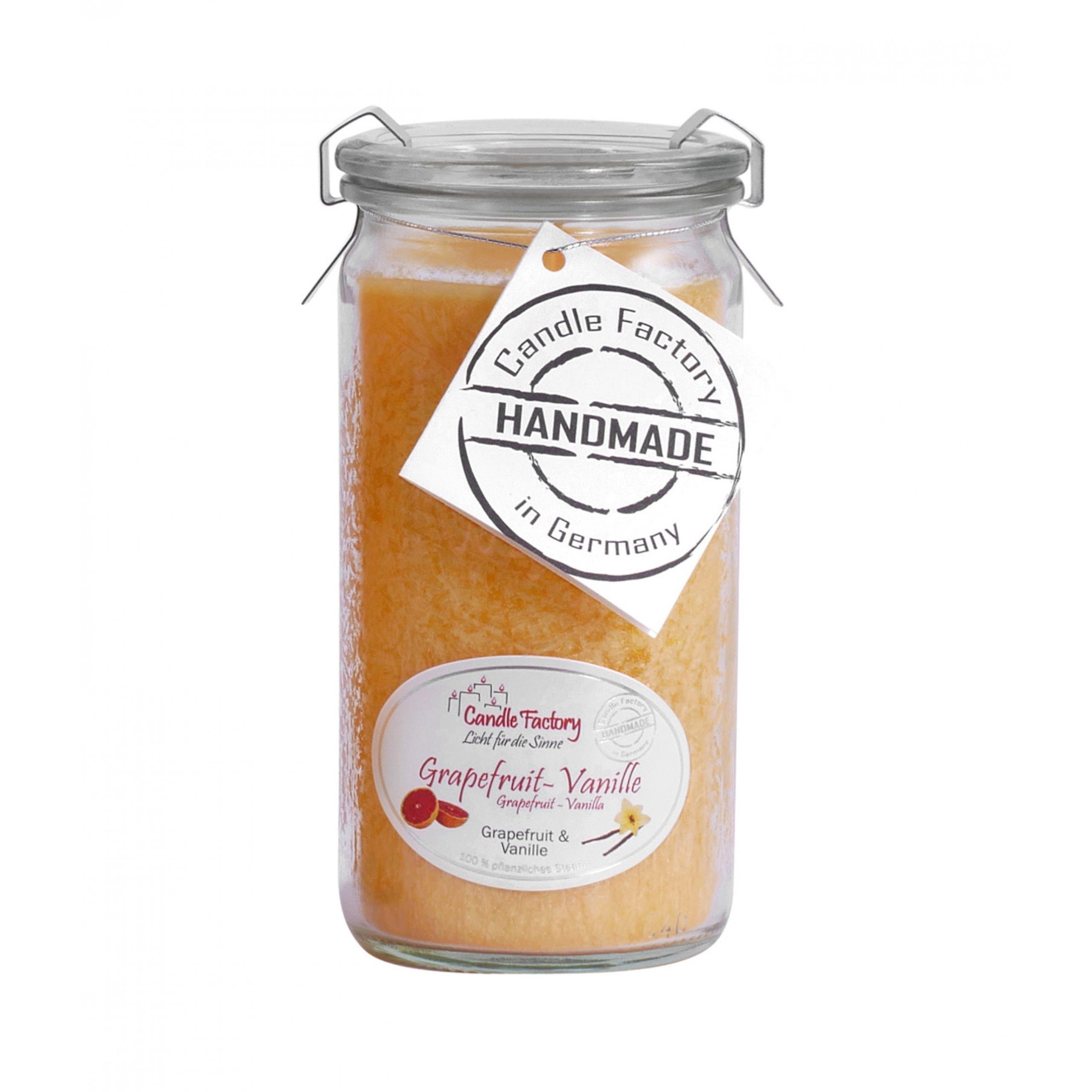 Candle Factory Duftkerze Candle Factory Mini Jumbo Grapefruit Vanille Duftkerze Dekokerze