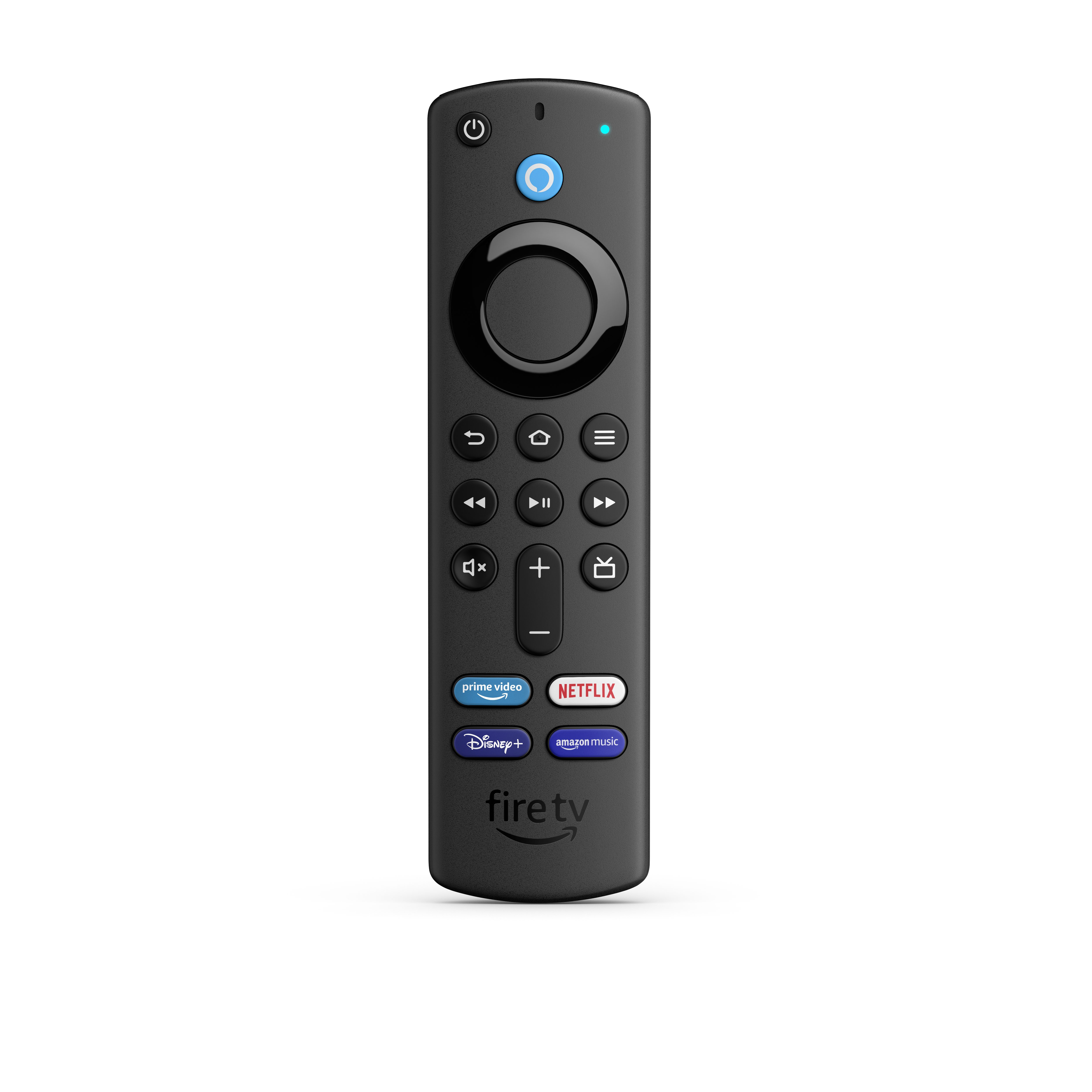 Amazon Streaming-Stick Fire TV Stick 2021, (Komplett-Set, 7 St., Komplett-Set), Alexa-Sprachfernbedienung mit TV-Steuerungstasten