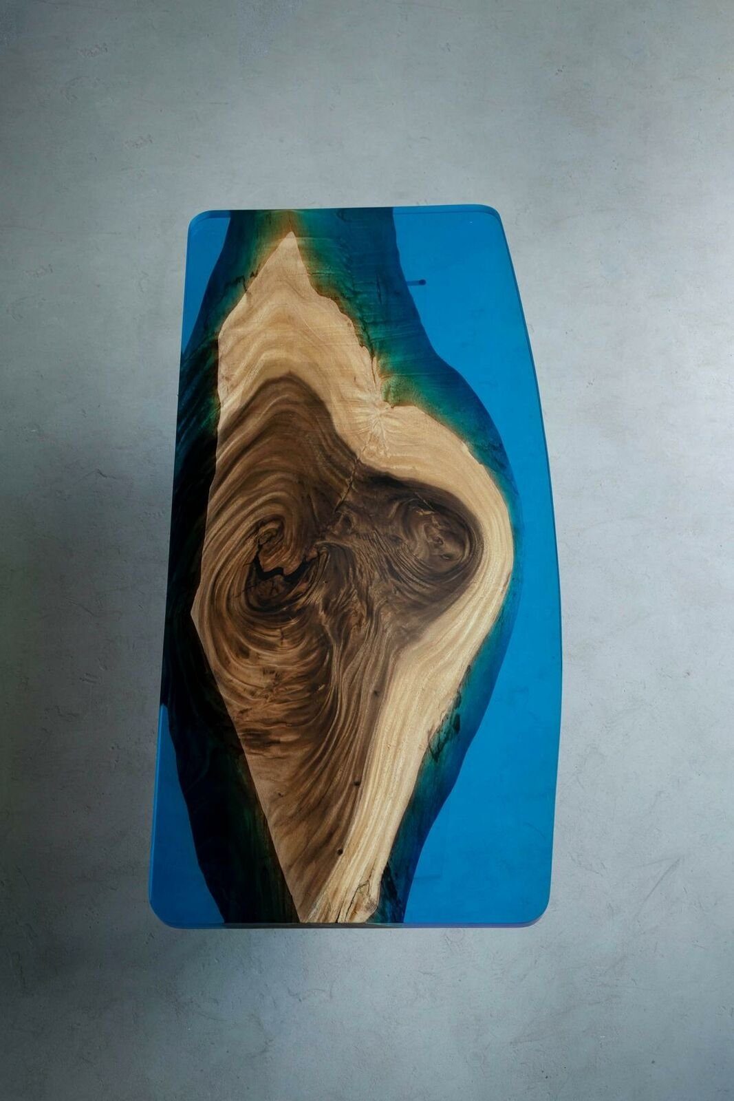Esstisch, Echtes Holz Epoxidharz River 200x90 JVmoebel Tische Blue Esstisch Table