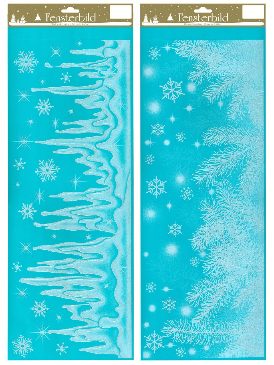 Rodermund Fensterbild Fensterbild mit Zweigen & Eiszapfen Kunststoff 60 günstig online kaufen