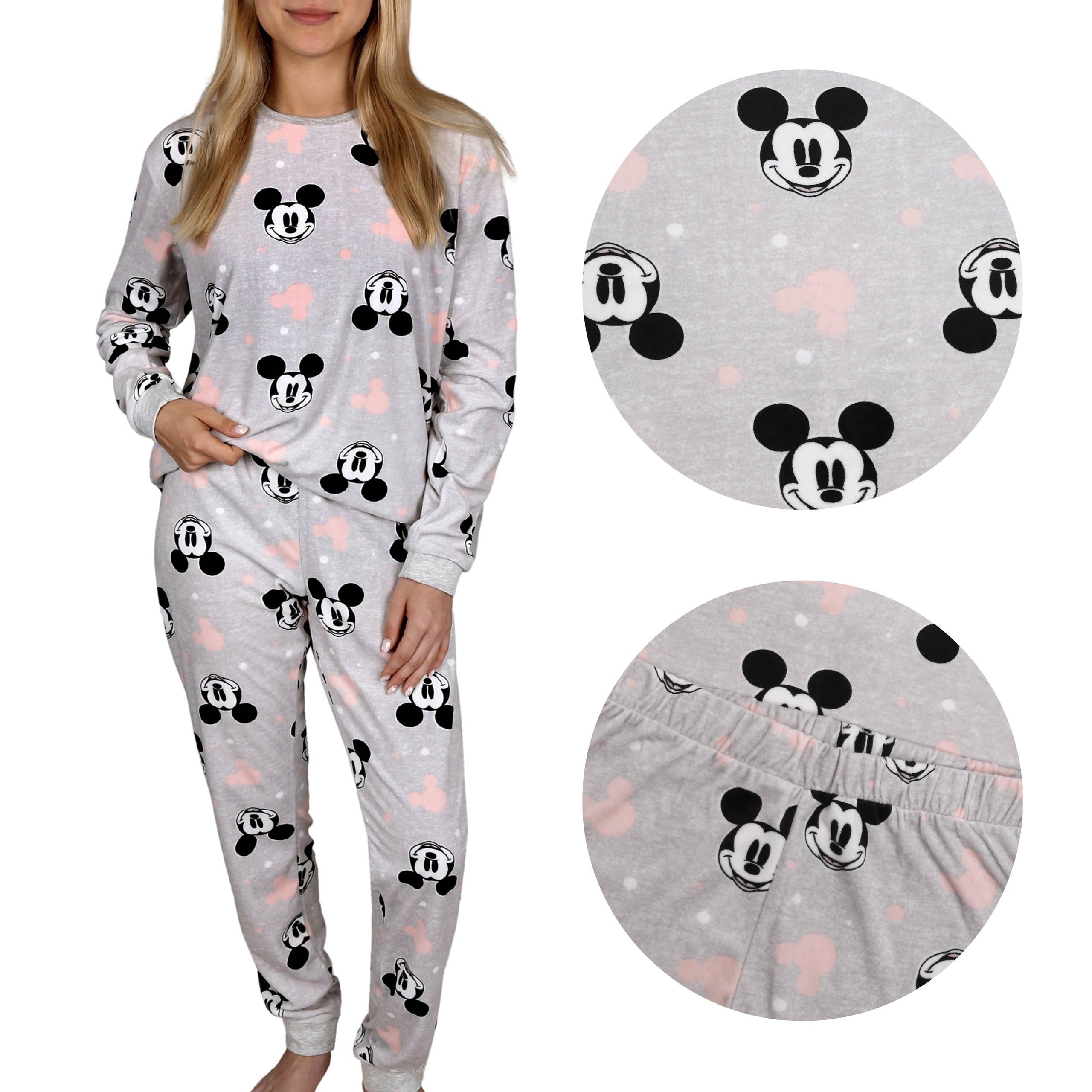 Sarcia.eu Schlafanzug Mickey Mouse Damen-Pyjama, grau mit langen Ärmeln, pl günstig online kaufen
