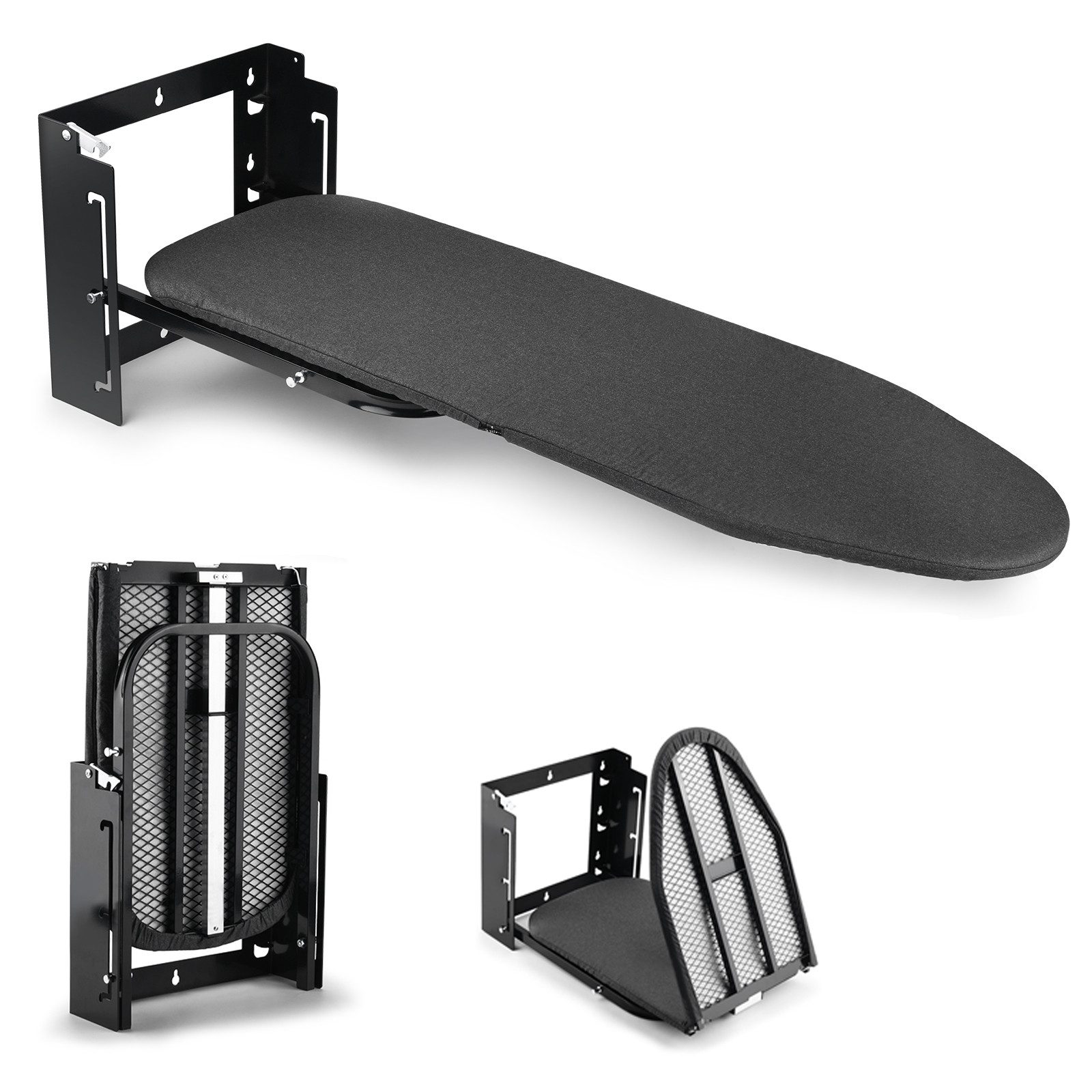 XERSEK Aktivbügeltisch Bügelbrett Klappbar mit Wandmontage ist höhenverstellbar, Ironing Board, Platzsparende Bügelbretter für Wäschereien