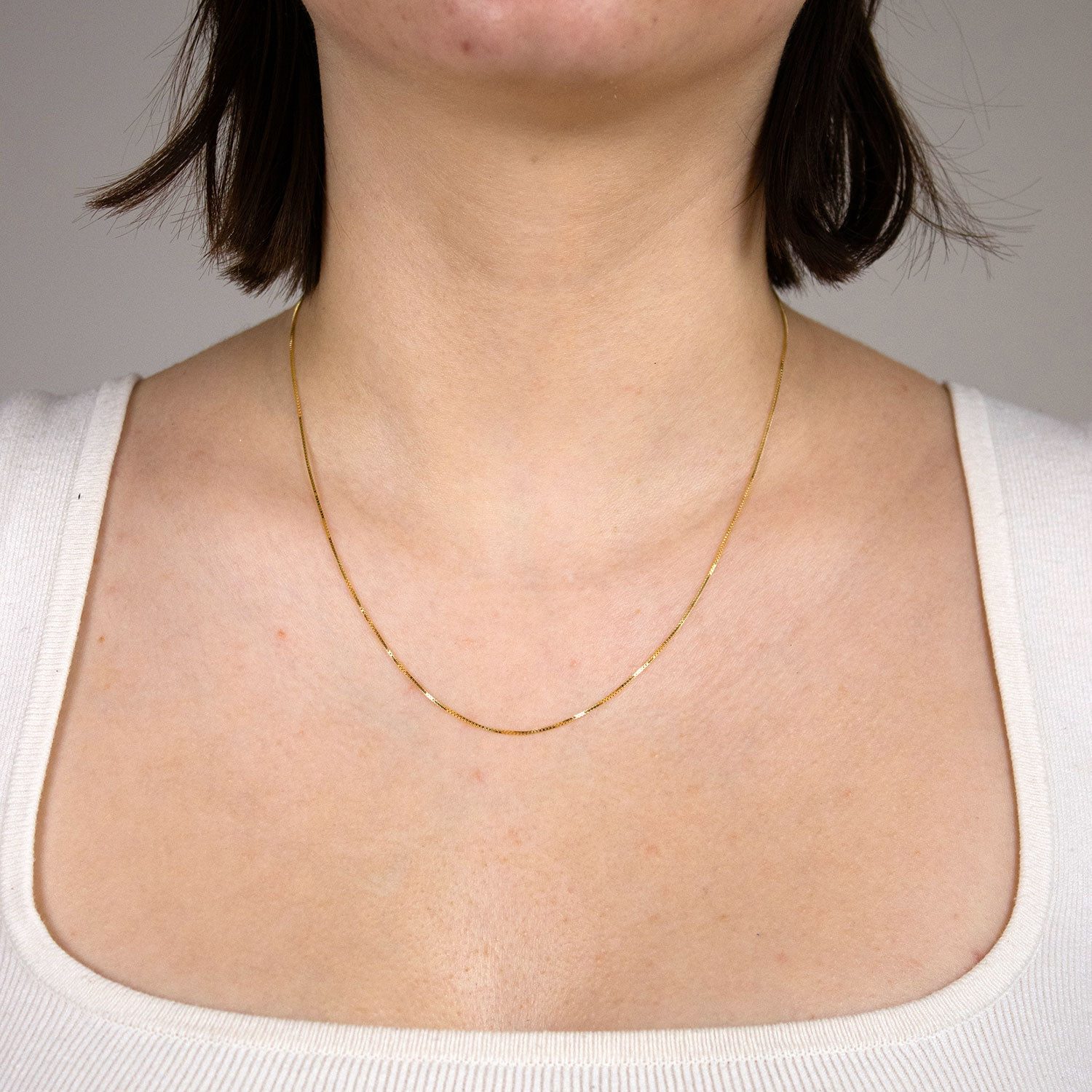 HOPLO Goldkette Goldkette Venezianerkette Länge 38cm günstig online kaufen