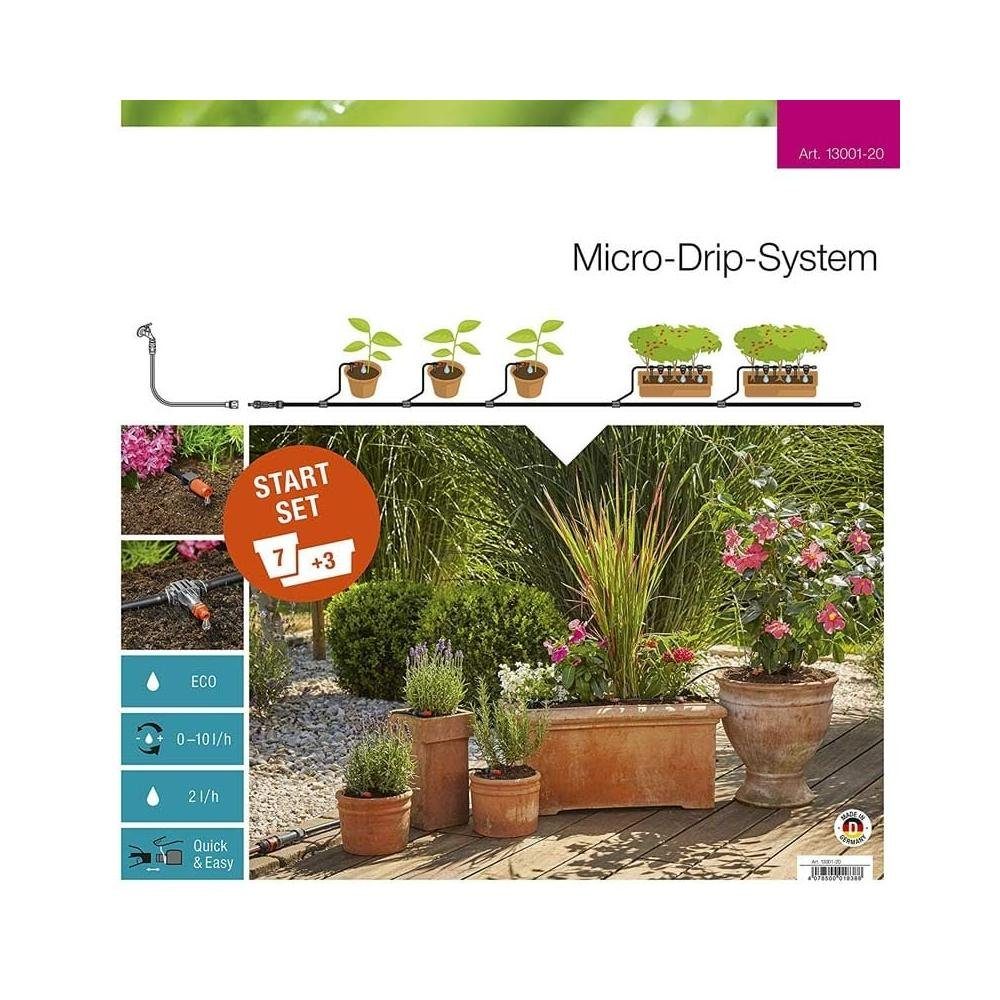 GARDENA Bewässerungssystem 13001-20 Micro-Drip-System Start-Set Pflanztöpfe günstig online kaufen
