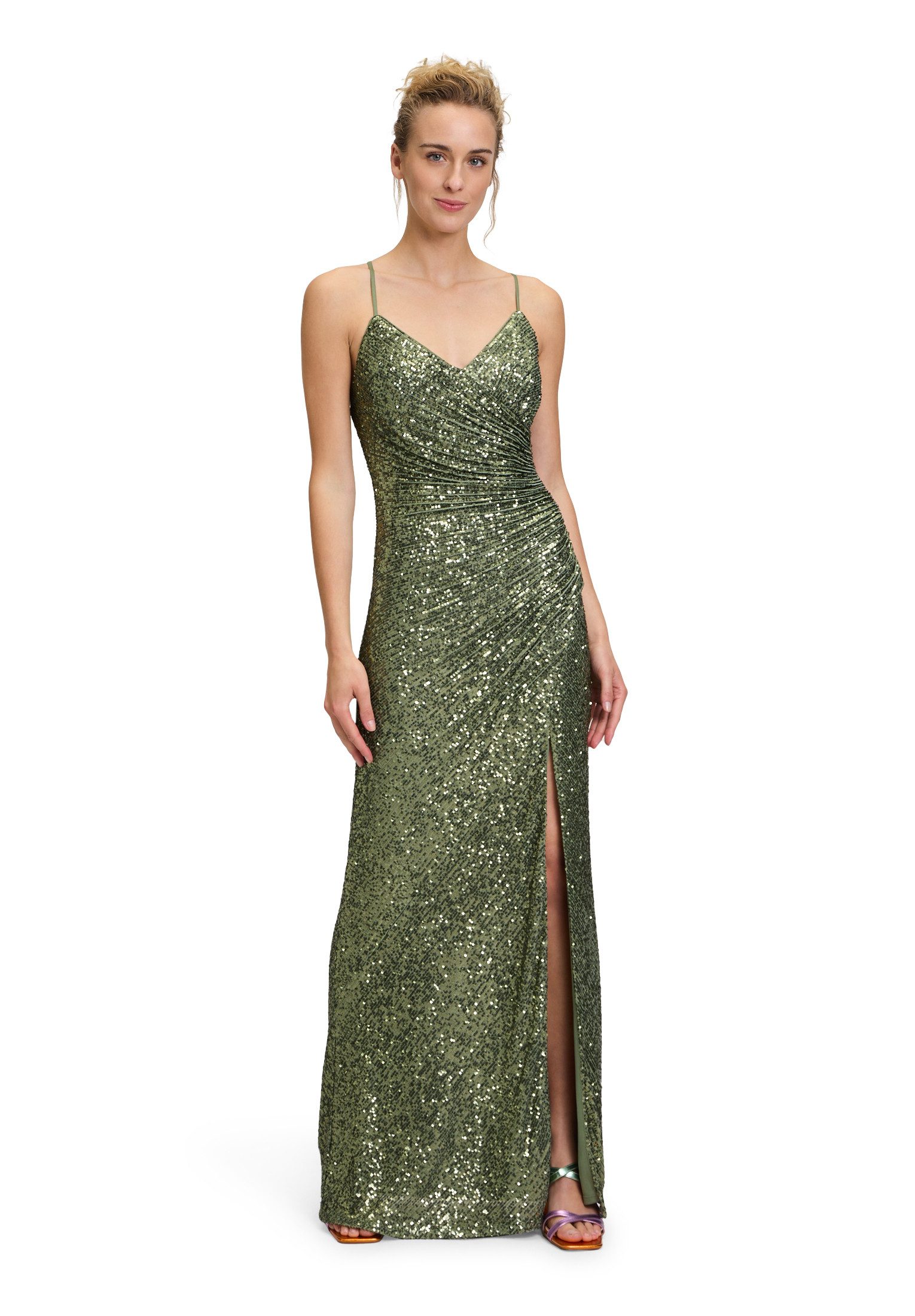 Vera Mont Abendkleid "Damen Abendkleid figurbetont" Ohne Tasche Raffung günstig online kaufen