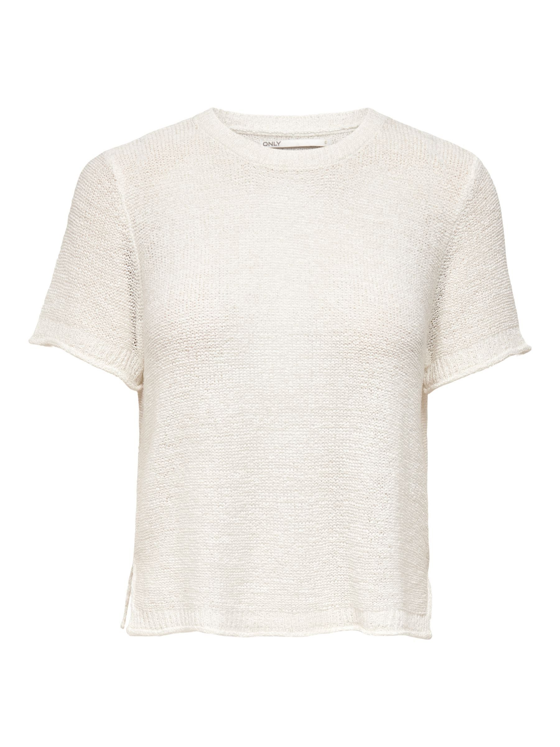 ONLY Longpullover Kurzärmeliges, strukturiertes Design mit Rundhalsausschni günstig online kaufen