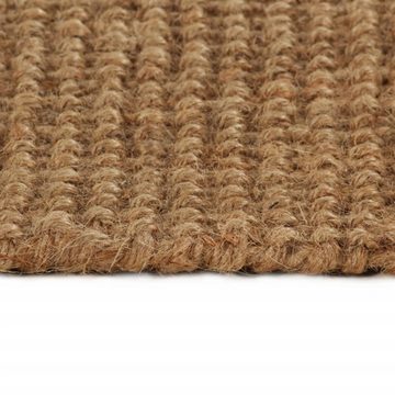 Teppich mit Fransen 160x230 cm Jute, furnicato, Rechteckig
