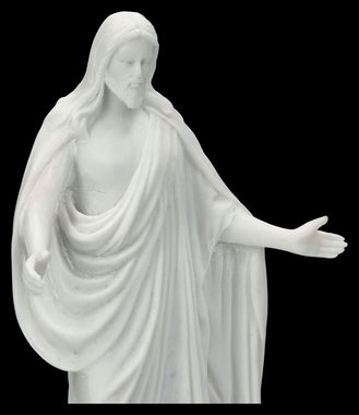 Figuren Shop GmbH Dekofigur Heiligenfigur - Jesus Christus weiß - heilige Dekofigur Kirche Dekorat