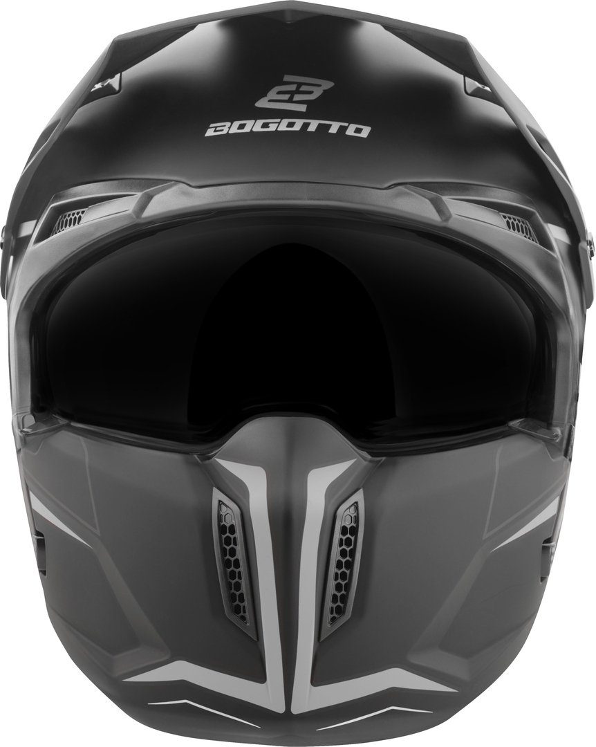 Bogotto Motorradhelm Radic WN-ST 22.06 Helm, Herausnehmbares Innenfutter,integriertes Sonnenvisier – Bild 5 von 5
