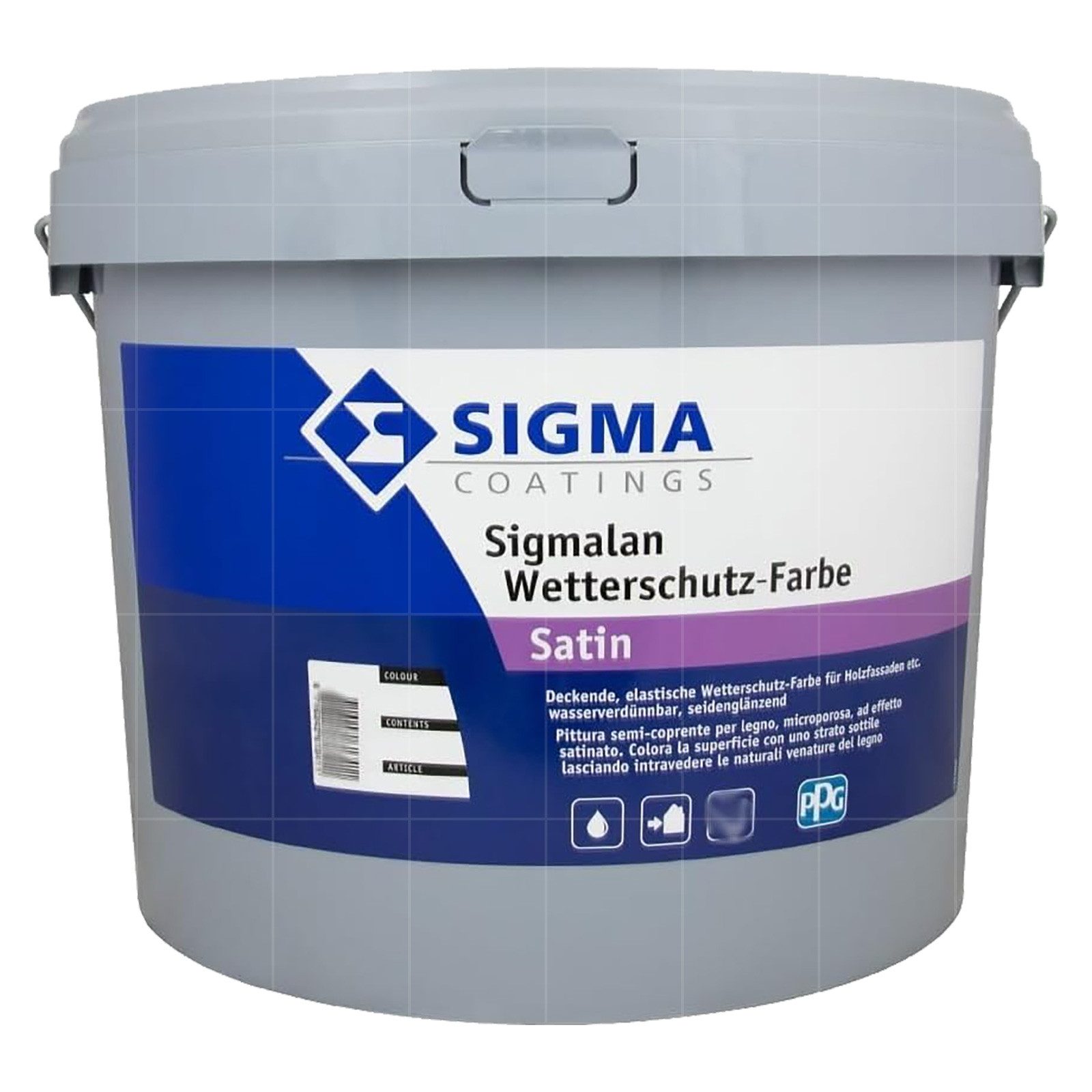 SIGMA Coatings Wetterschutzfarbe Sigmalan Wetterschutz-Farbe 5 LTR