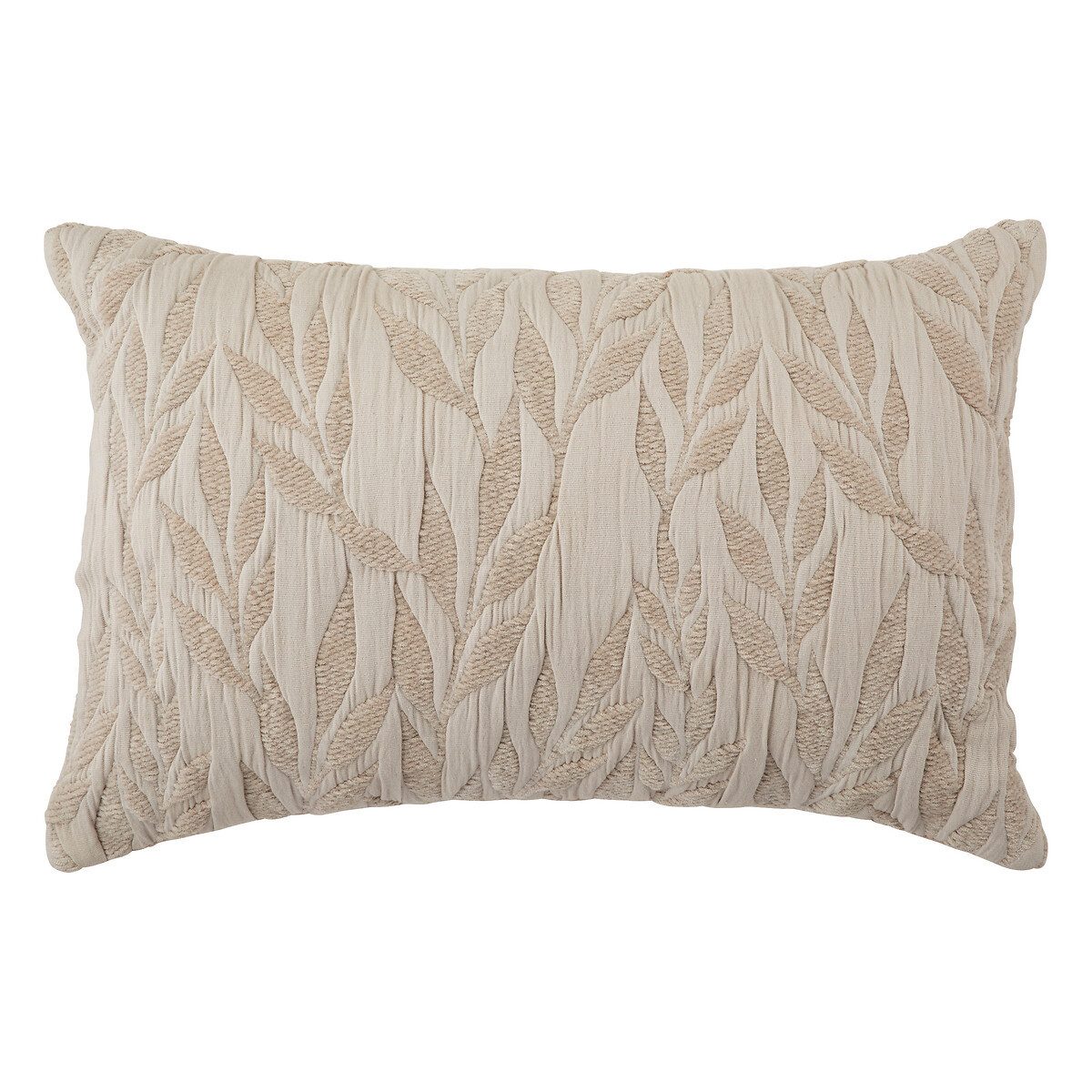 Atmosphera Créateur d'intérieur Dekokissen Dekokissen LETHO mit Blattmotiv, 38 × 58 cm