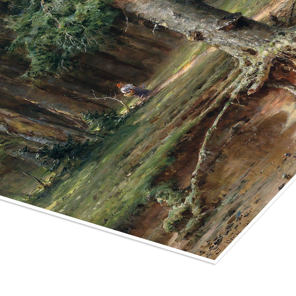Posterlounge Wandbild Rotkäppchen, Julius Sergius von Klever, erhältlich als Poster, Leinwandbild, Wandsticker oder Acrylglasbild