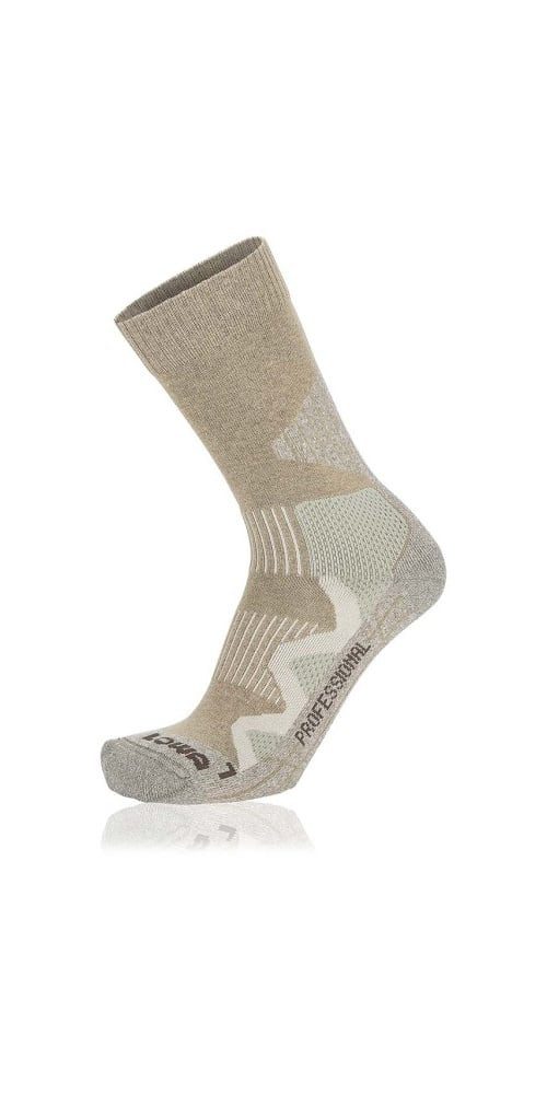 Lowa Wandersocken Crew 3-Season Pro (Baumwolle, hoher Tragekomfort) desert günstig online kaufen