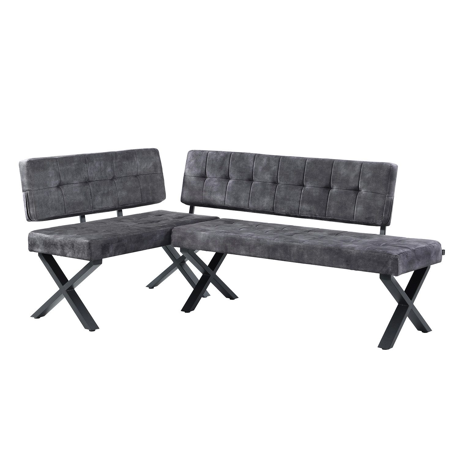 B&D home Eckbank EKA (2-St), beidseitig montierbar, gepolstert, mit Rückenlehne, verschiedene Maße