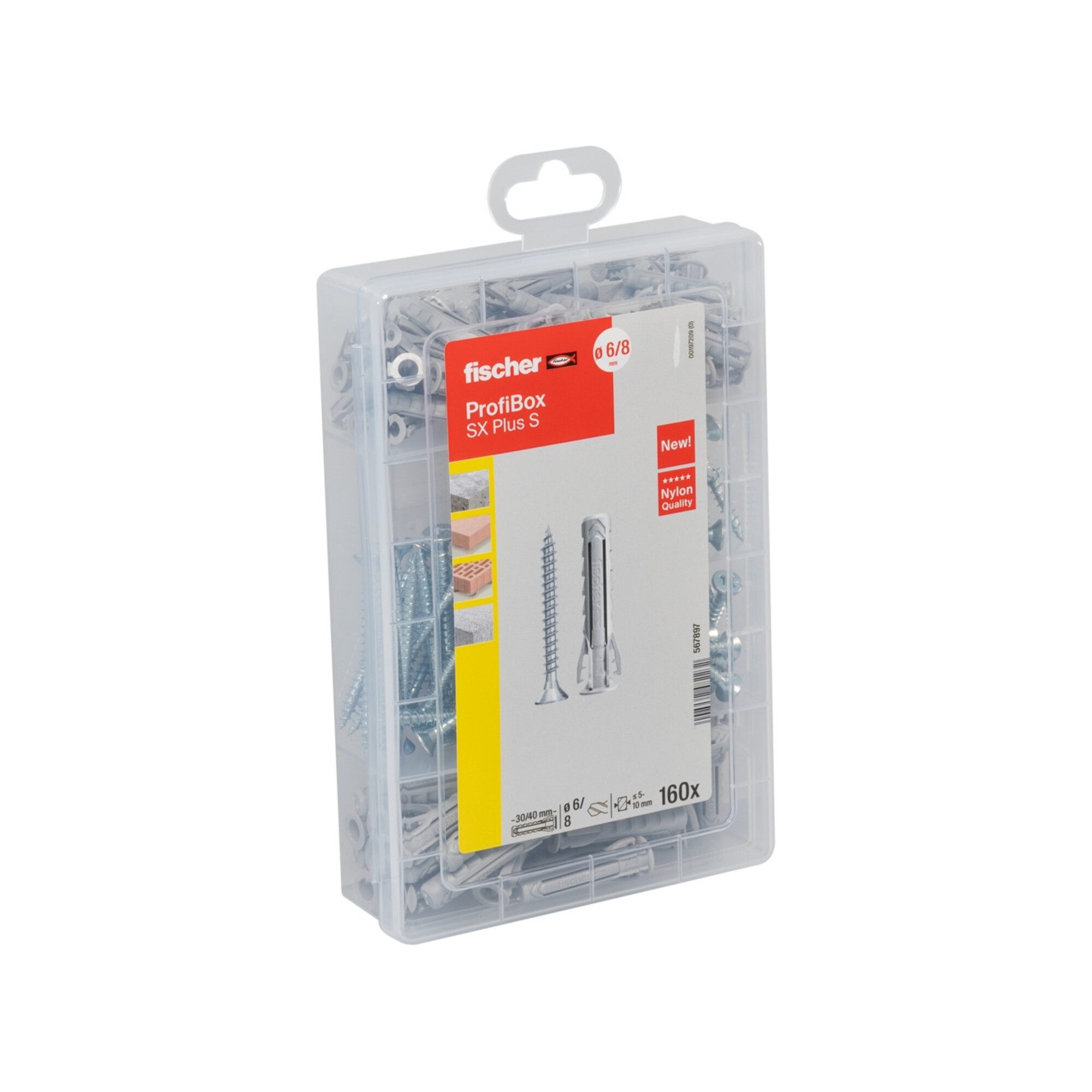 fischer Spreizdübel fischer Profibox - SX Plus + S (160) 10 Stk
