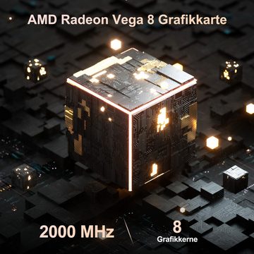 GEEKOM A5 Mini-PC (AMD Ryzen 7 5800H, AMD Radeon Vega 8 Grafikkarte, 32 GB RAM, 512 GB SSD, Leistungsstarker, kompakter Desktop-Computer und NUC, Windows 11 Pro)