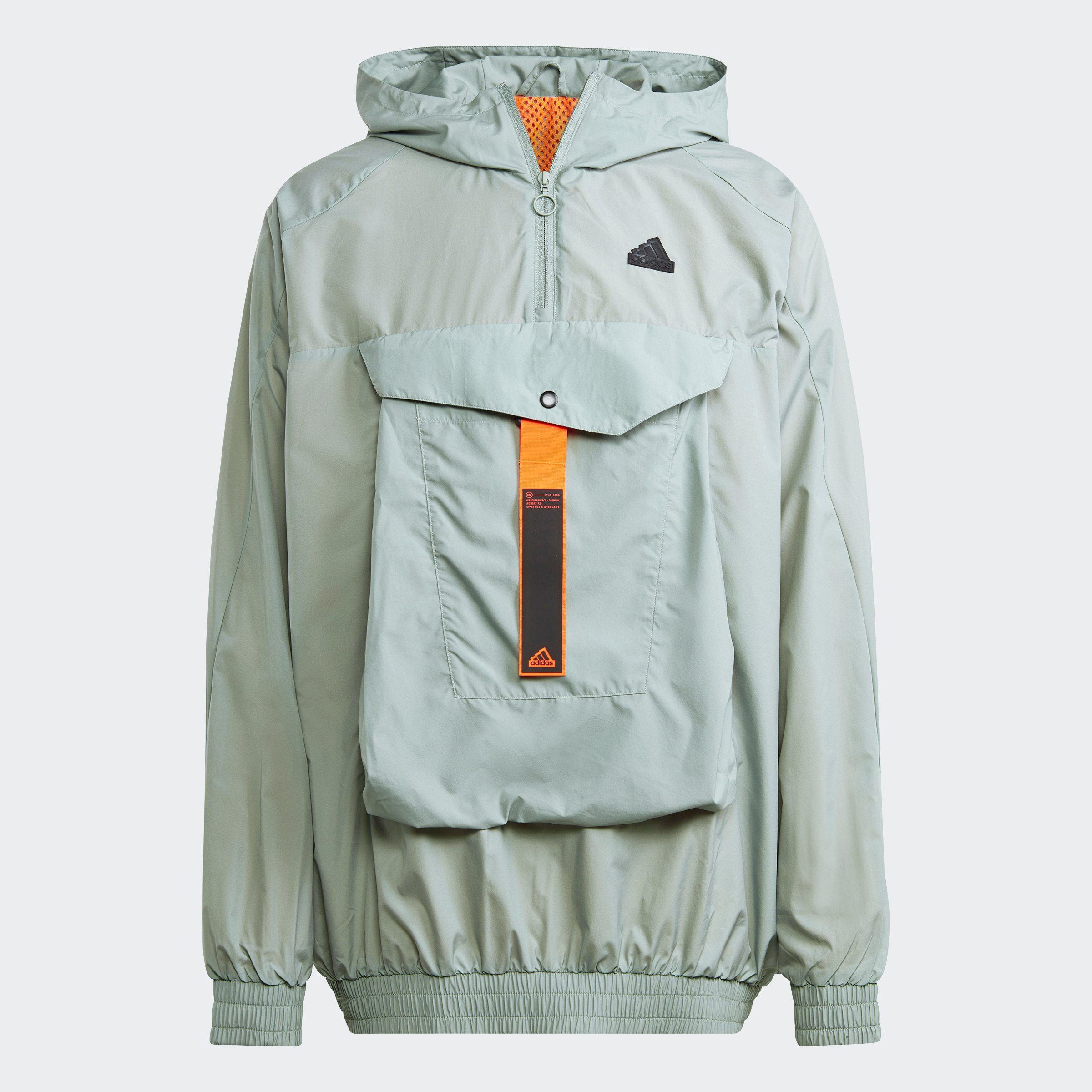 adidas Sportswear Windbreaker CITY ESCAPE PREMIUM Green Silver