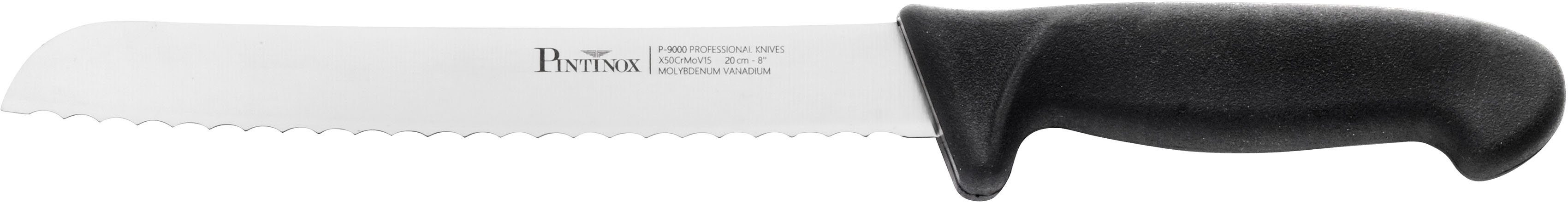 PINTINOX Brotzeitmesser Coltelli P9000 (1 Stück), mit rutschfestem Kunststoffgriff, Klingenlänge 30 cm