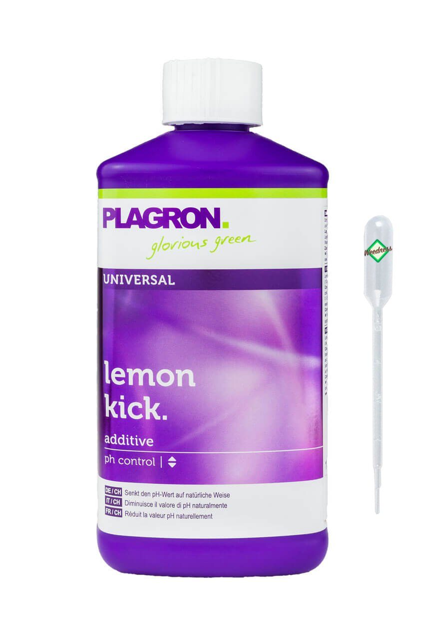 Weedness Pflanzendünger Plagron Lemon Kick pH- Minus Biologischer pH-Senker Grow Anbau, 500 ml