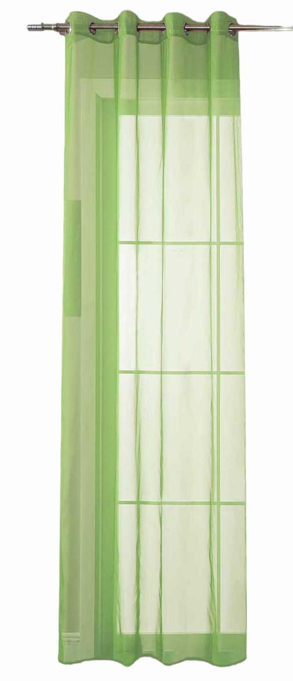 Gardinenbox Gardine (1 St), Ösen, transparent, Voile, Store Bleibandabschlu günstig online kaufen